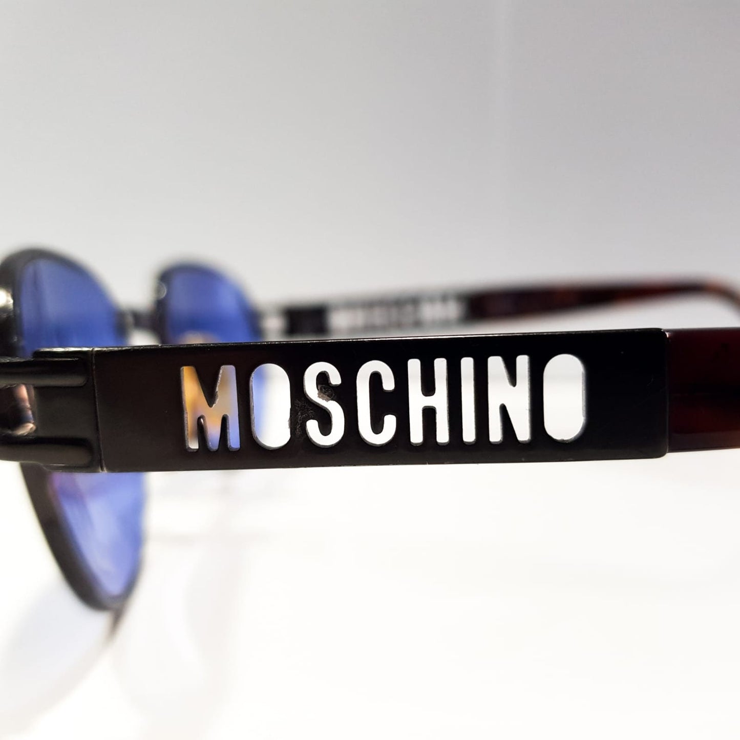 Moschino sunglasses frame italy lunette brille round lens 90s