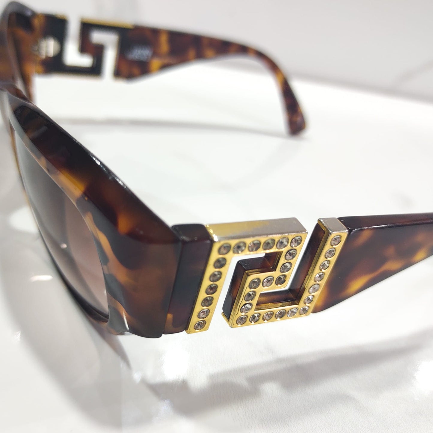 Occhiali da sole vintage Gianni Versace mod 175 C con lunetta brille anni '90 Biggie