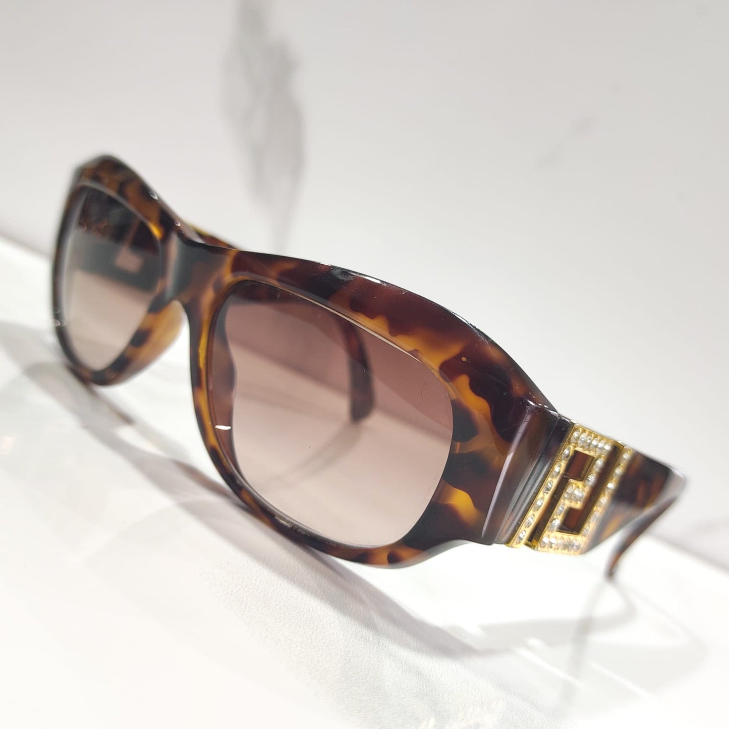 Occhiali da sole vintage Gianni Versace mod 175 C con lunetta brille anni '90 Biggie