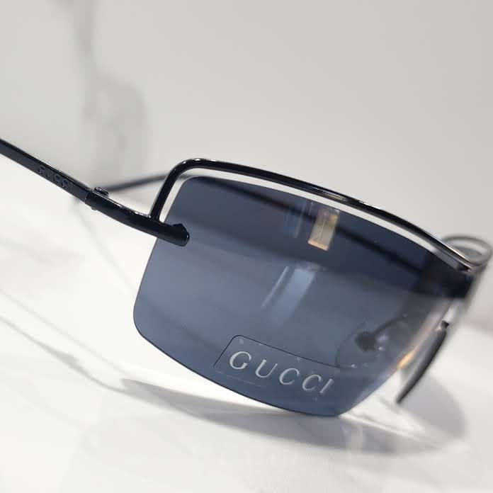 Gucci 2683 S occhiali da sole vintage scudo NOS occhiali lunetta brille y2k mai usati