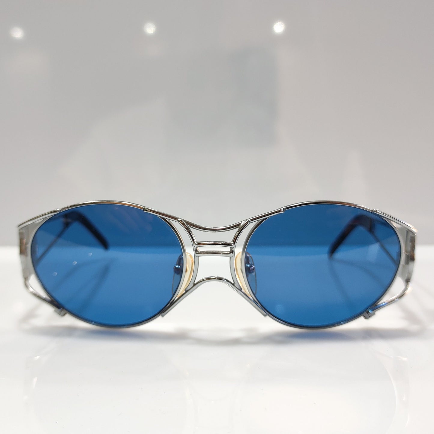 Jean Paul Gaultier 58 6101 occhiali da sole vintage steampunk lunetta brille occhiali suola gafas