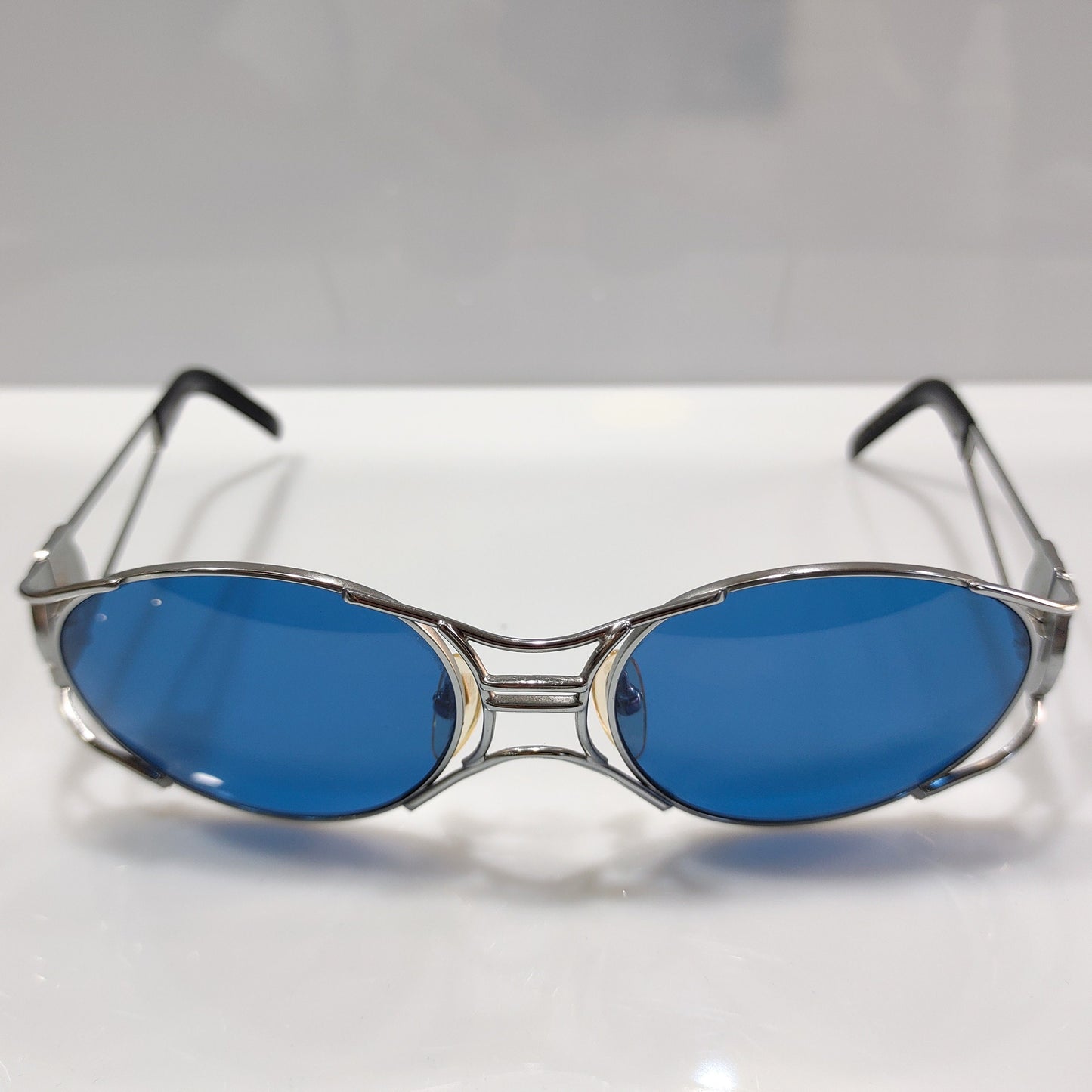 Jean Paul Gaultier 58 6101 occhiali da sole vintage steampunk lunetta brille occhiali suola gafas