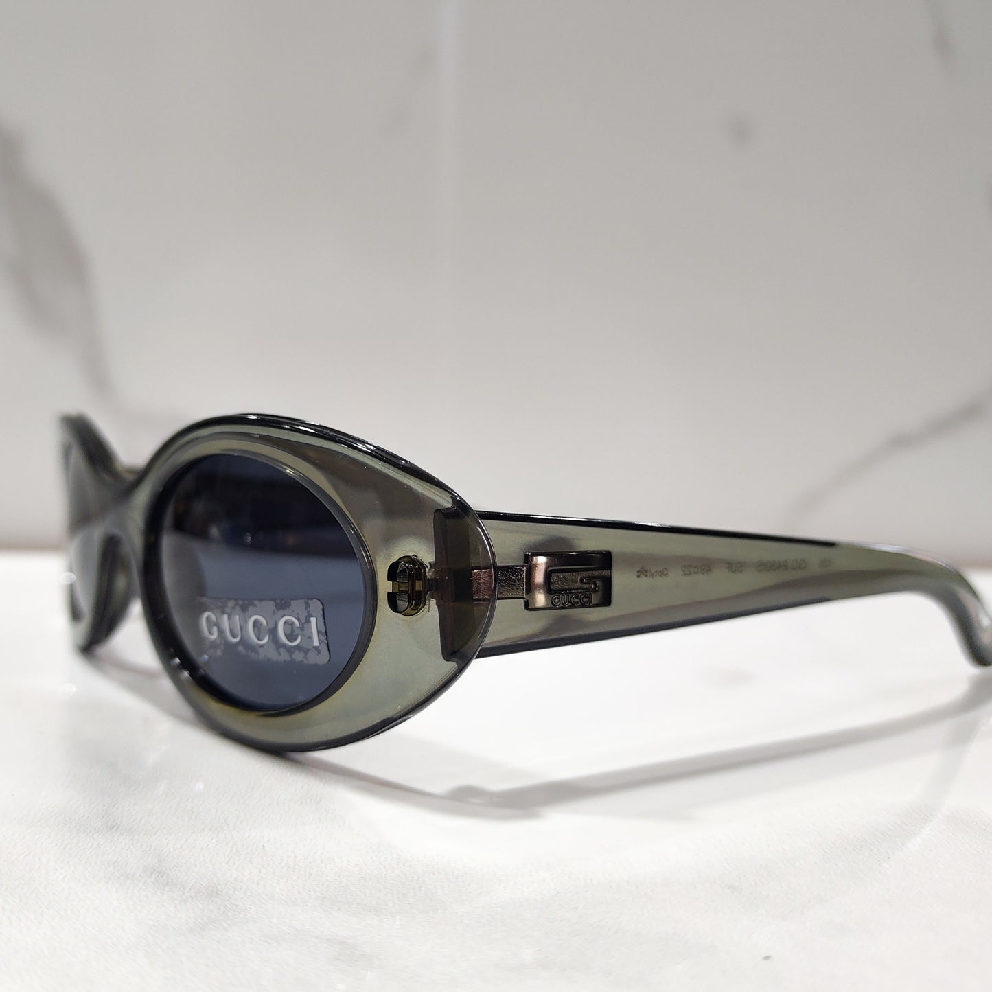 Occhiali da sole vintage Gucci GG 2430 occhiali lunetta brille y2k mai usati