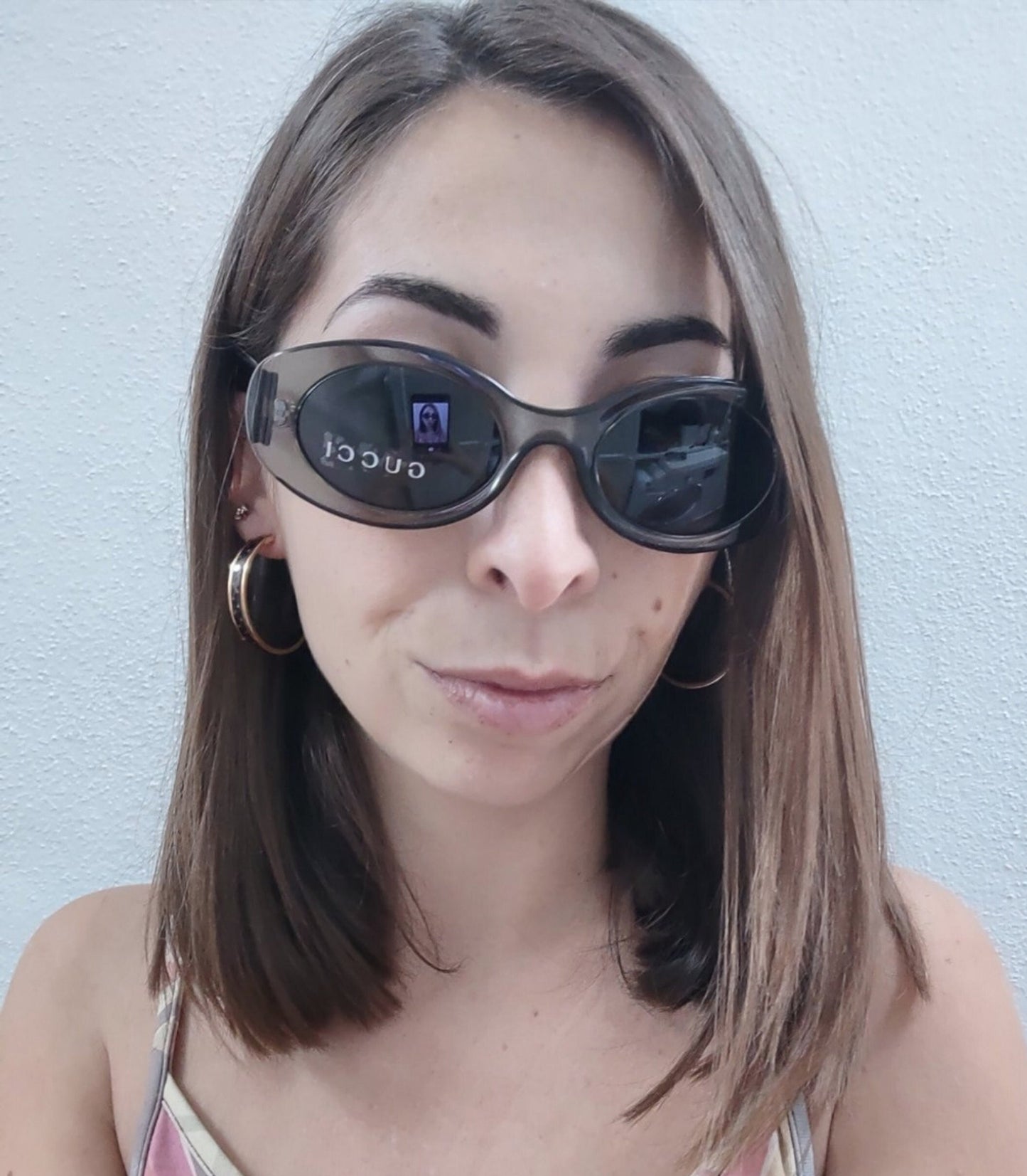 Occhiali da sole vintage Gucci GG 2430 occhiali lunetta brille y2k mai usati