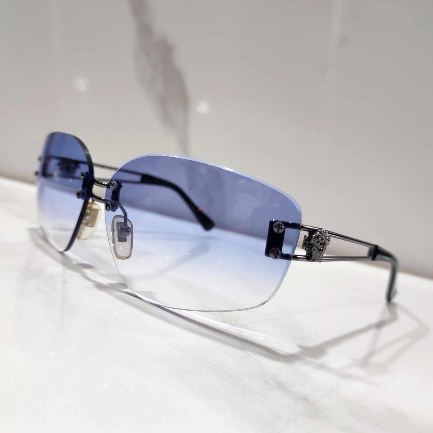 Gianni Versace X54 occhiali da sole rimless vintage y2k occhiali lunette