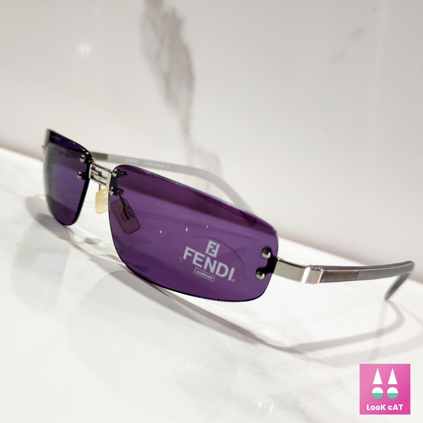 Occhiale da sole Fendi modello SL7299 lunetta brille tonalità y2k rimless