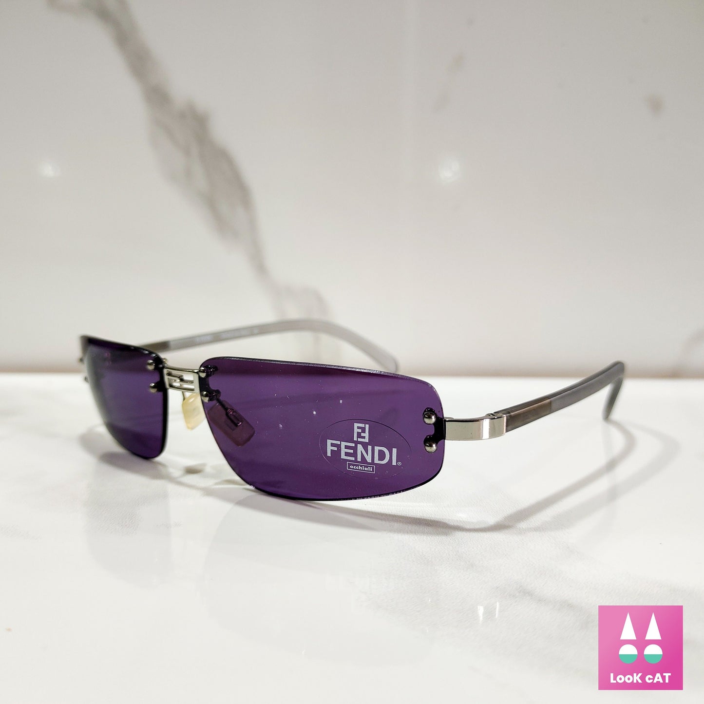 Occhiale da sole Fendi modello SL7299 lunetta brille tonalità y2k rimless