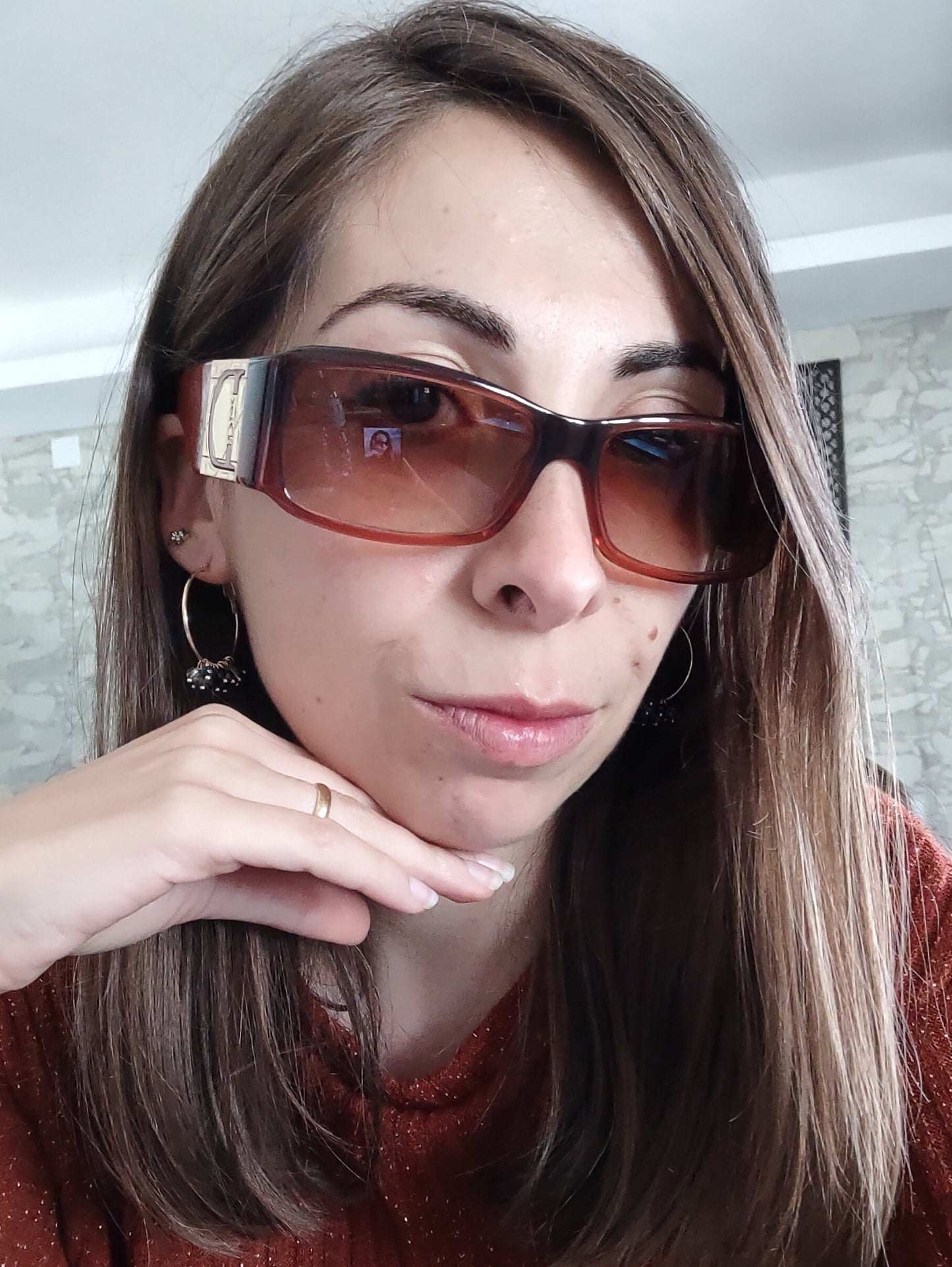 Dior occhiali da sole vintage SHADED y2k NOS nuova lunetta occhiali da sole