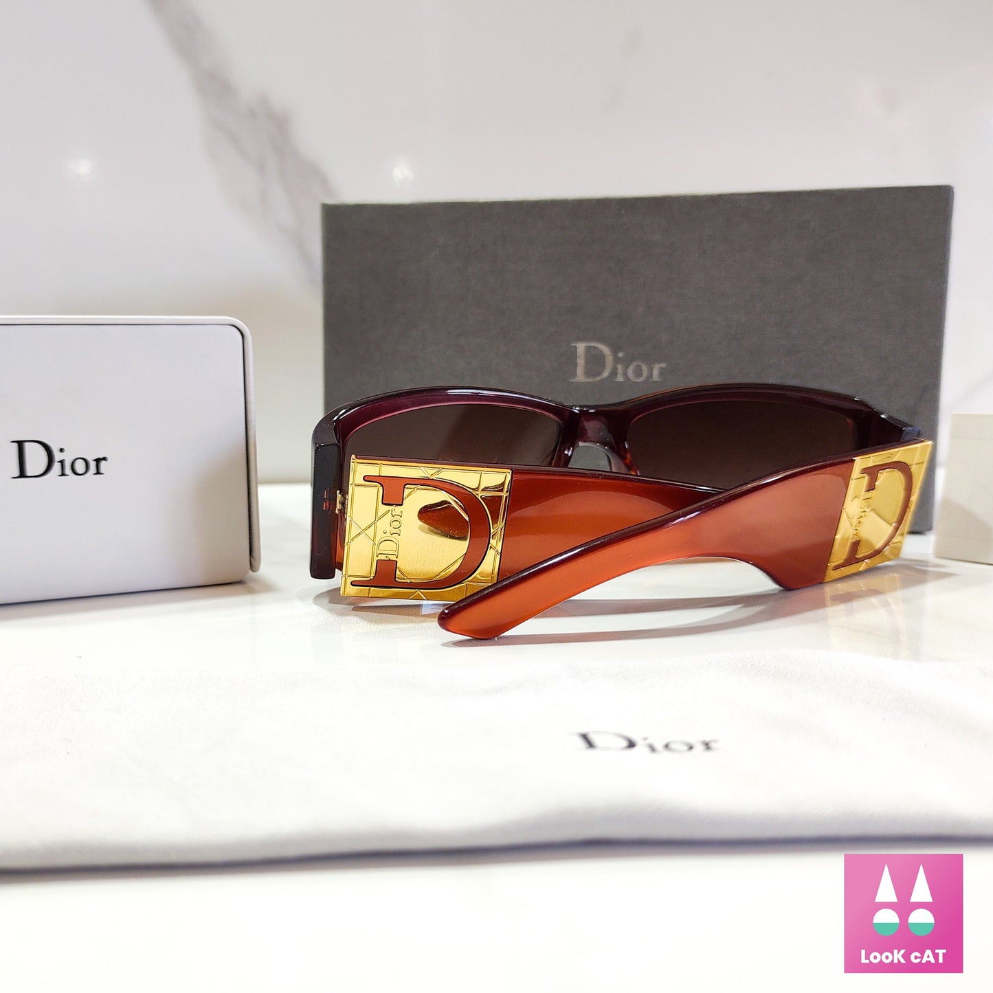 Dior occhiali da sole vintage SHADED y2k NOS nuova lunetta occhiali da sole