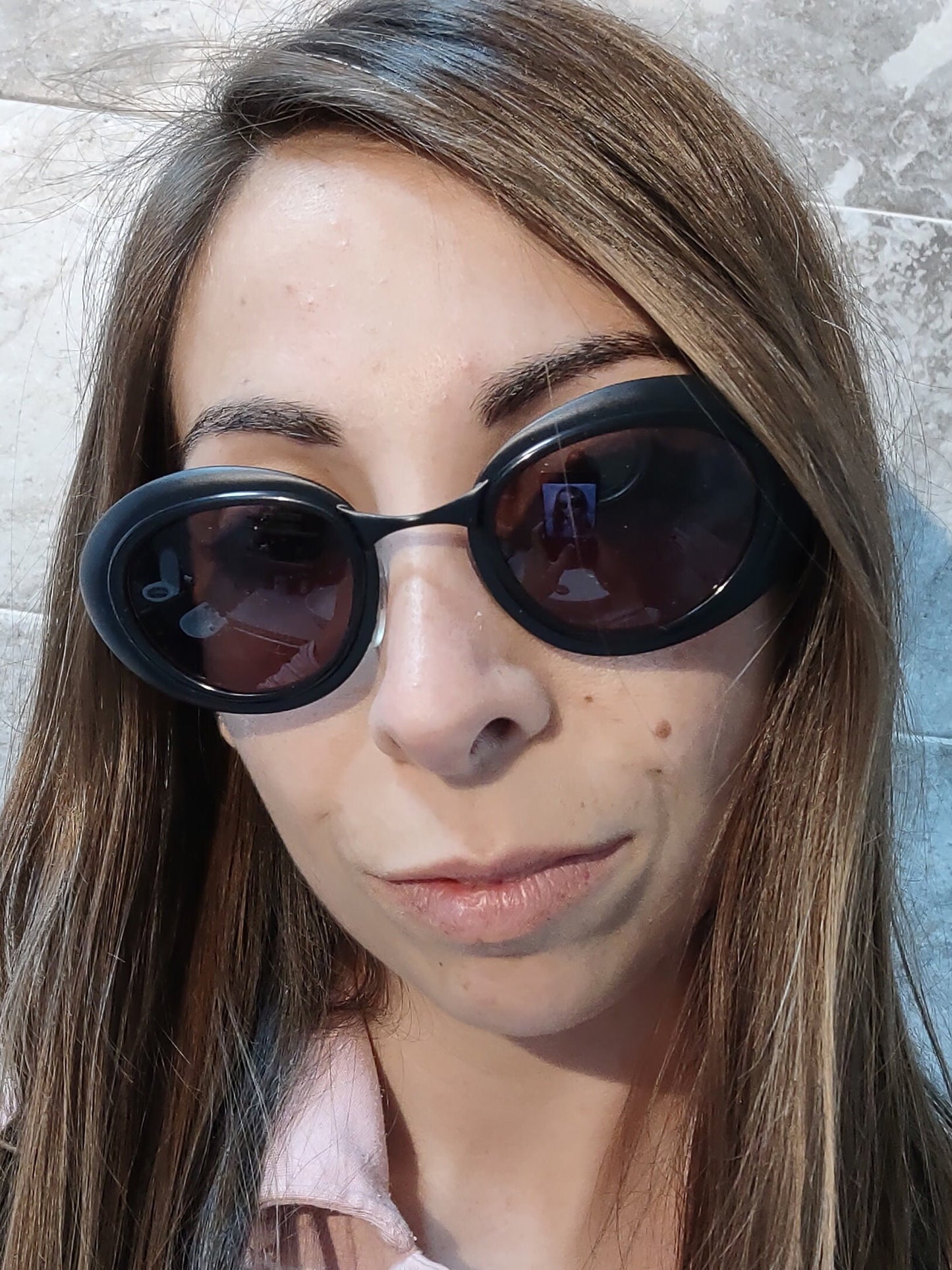 Occhiali da sole Fendi SL7113 lunetta brille cat Eye tonalità y2k anni '90