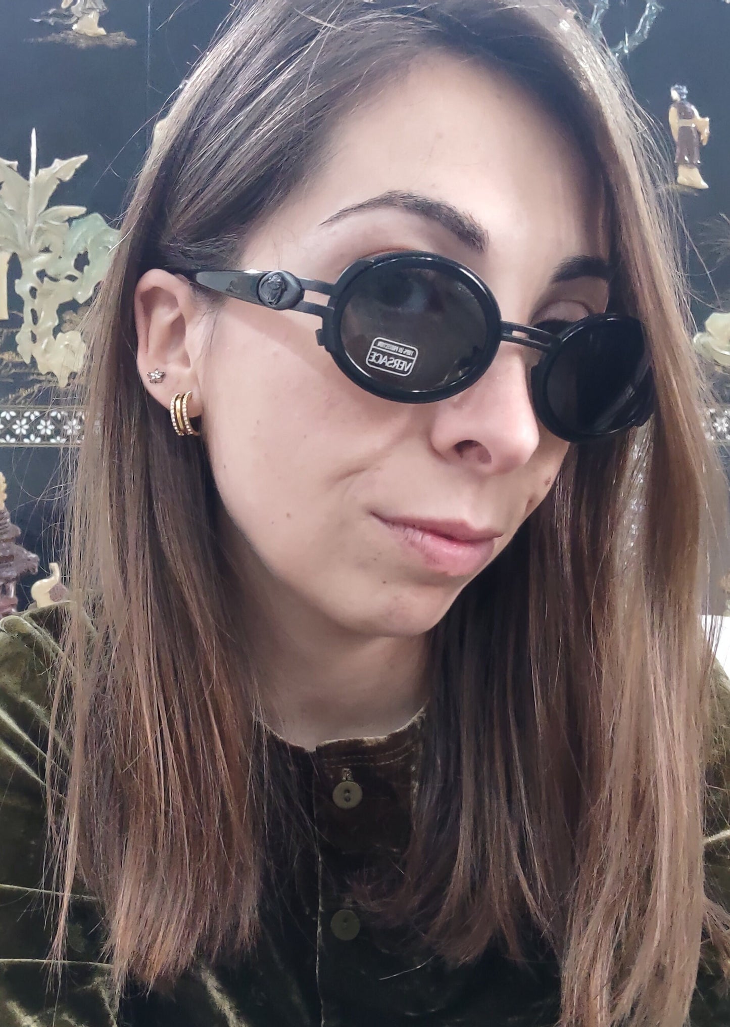 Occhiali da sole vintage Gianni Versace mod S 02 lunetta brille