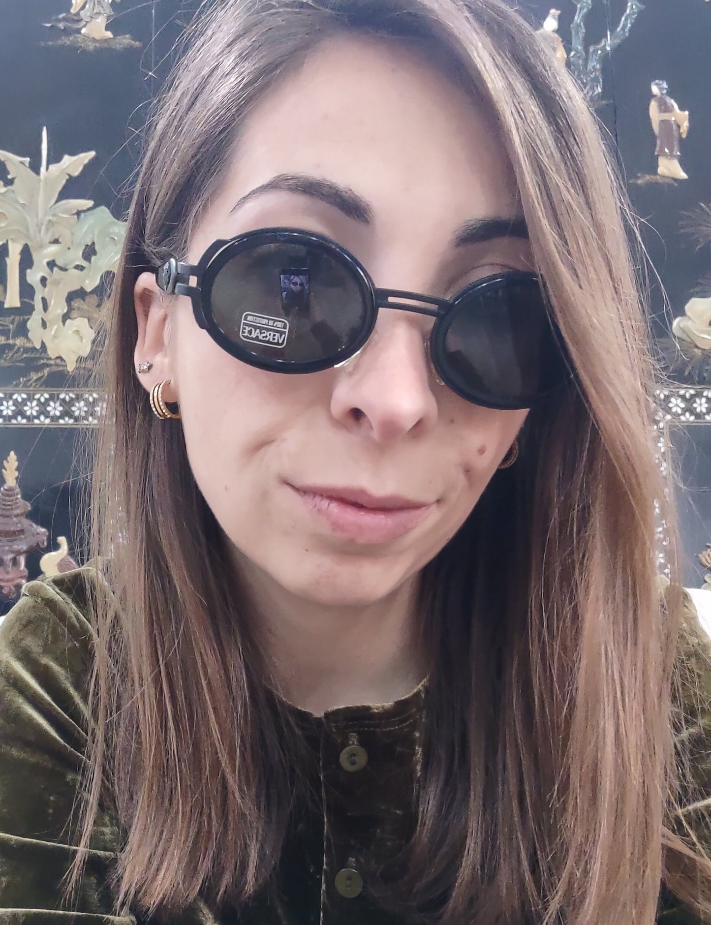 Occhiali da sole vintage Gianni Versace mod S 02 lunetta brille