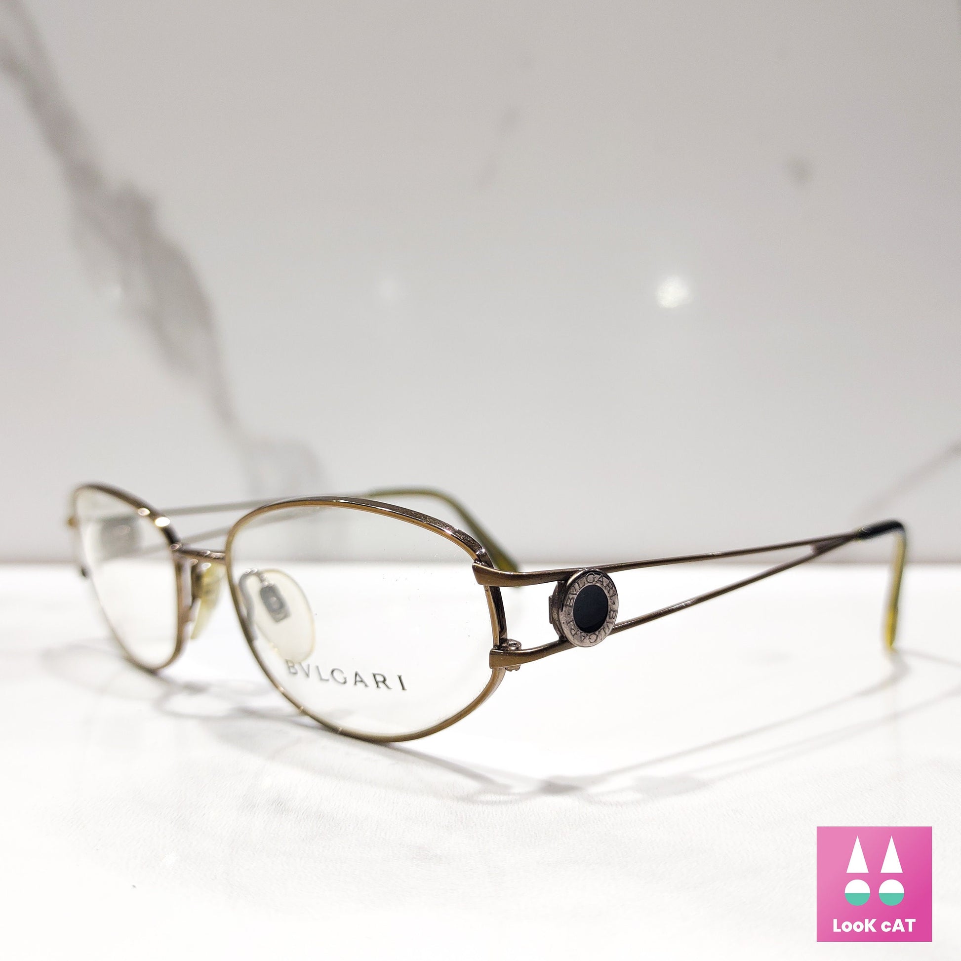 Bvlgari 218 eyeframe occhiali da vista strass lunetta brille y2k sfumature senza montatura