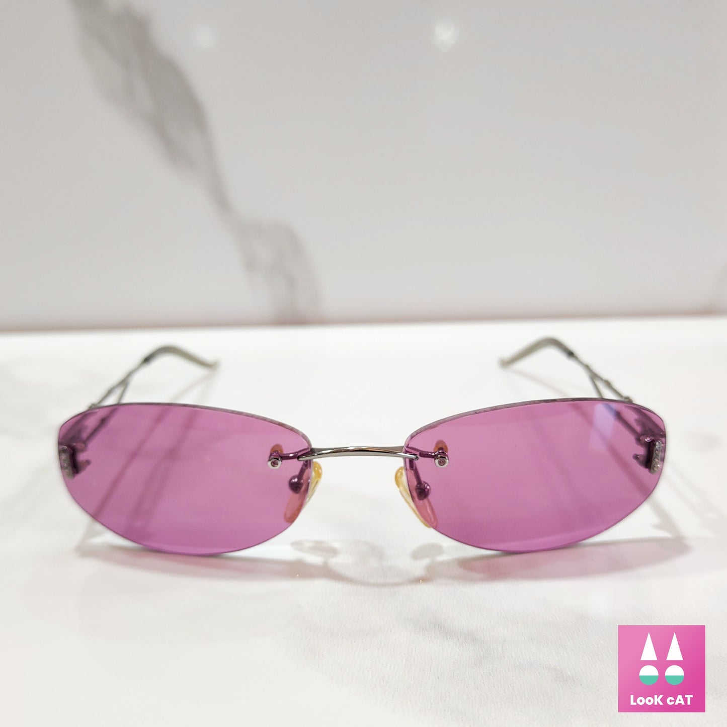 Christian Dior 3636 occhiali da sole vintage rosa fiamma rari occhiali gafas y2k occhiali senza montatura