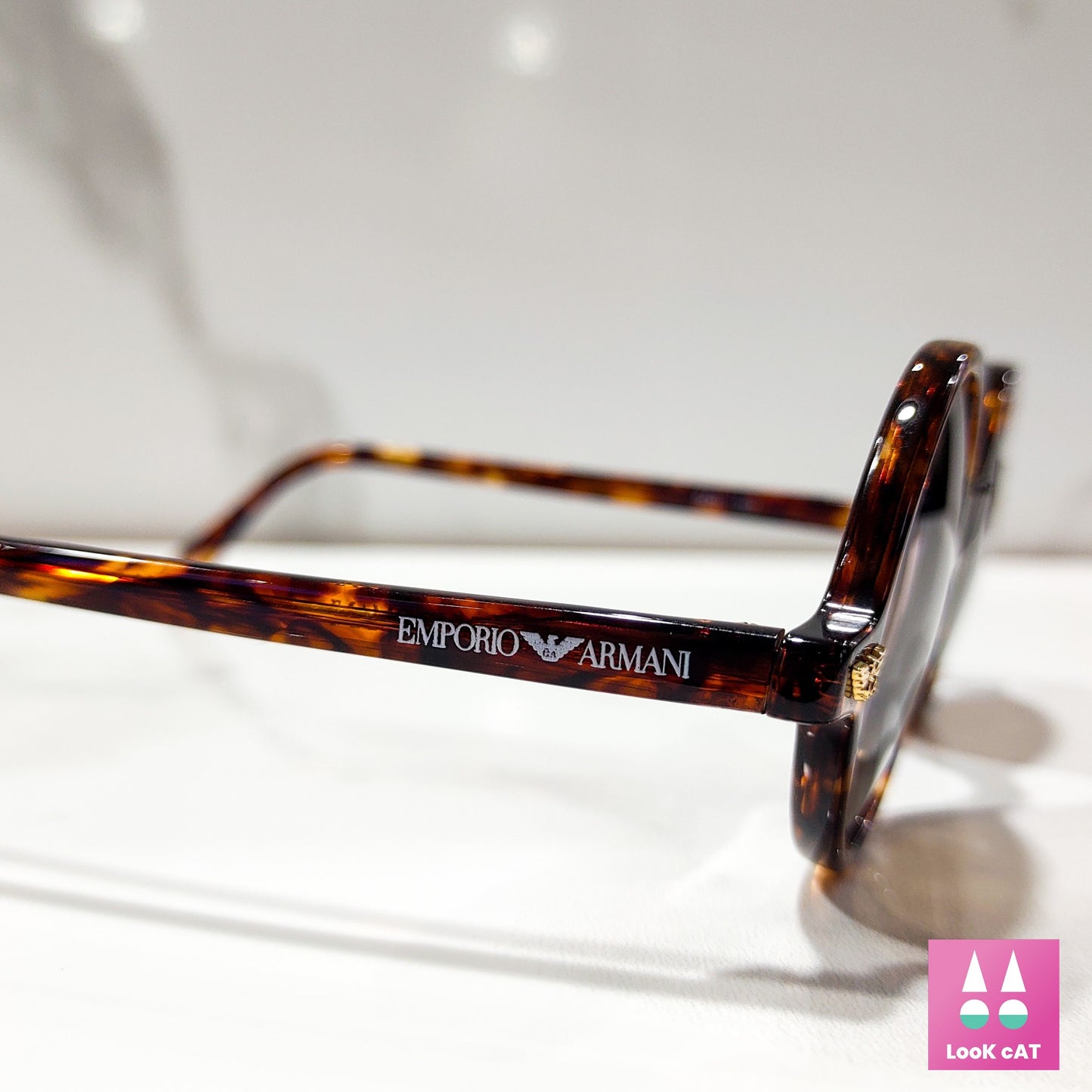 Occhiali da sole Emporio Armani 501 Giorgio Armani lunetta tonalità brille pantos anni '90 vintage made in Italy