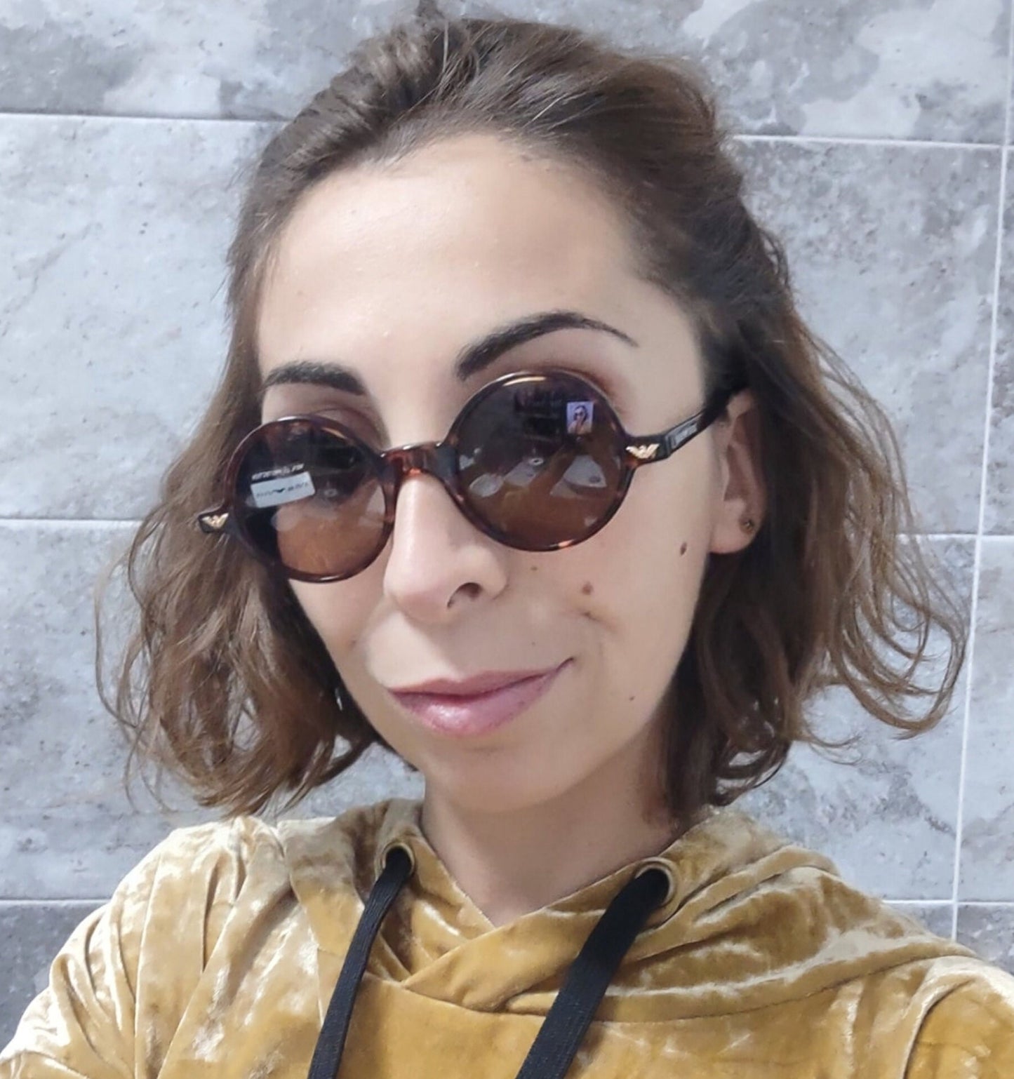 Occhiali da sole Emporio Armani 501 Giorgio Armani lunetta tonalità brille pantos anni '90 vintage made in Italy