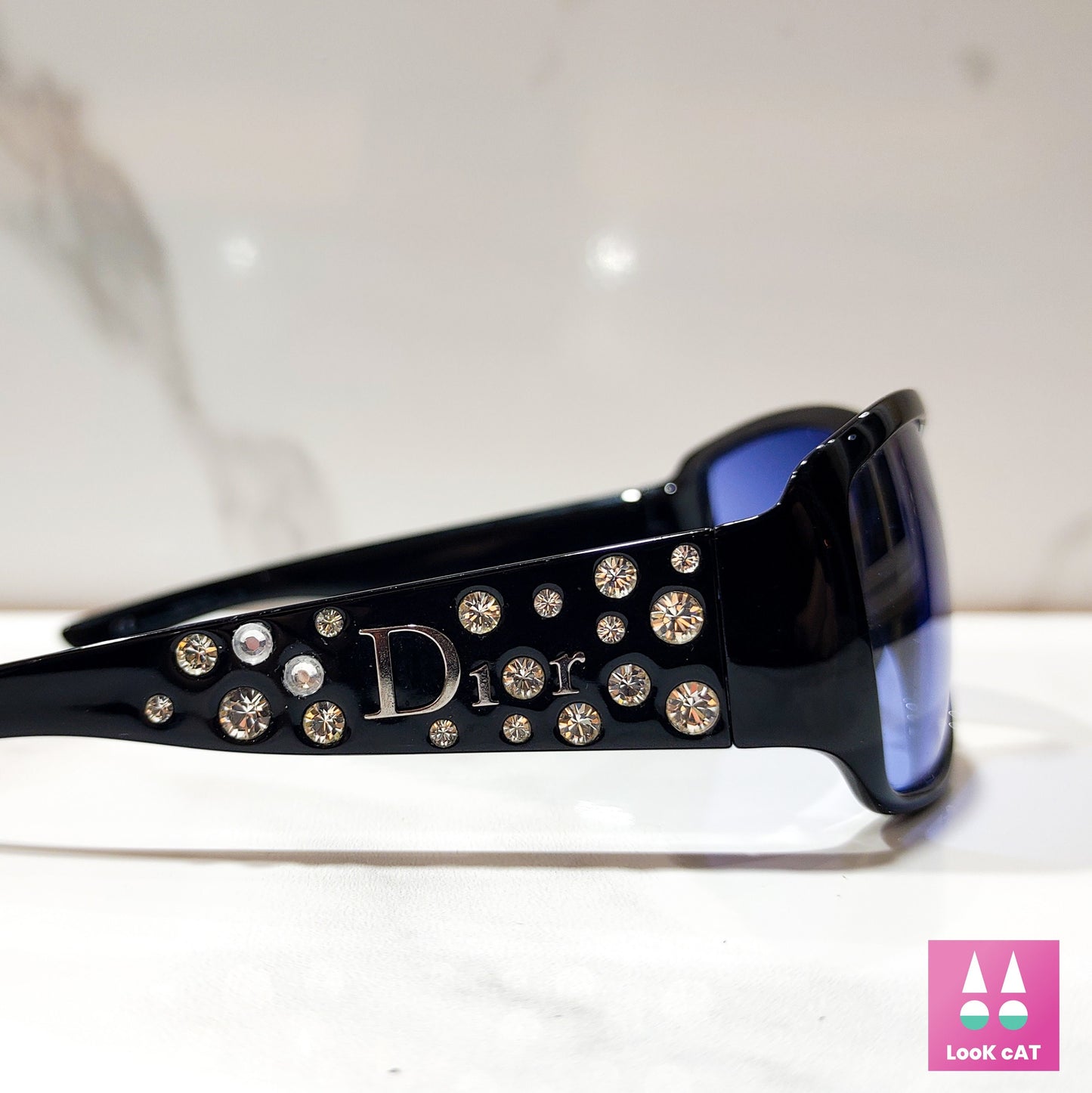 Christian Dior Y2K scintillanti 2 occhiali da sole vintage occhiali gafas Y2k