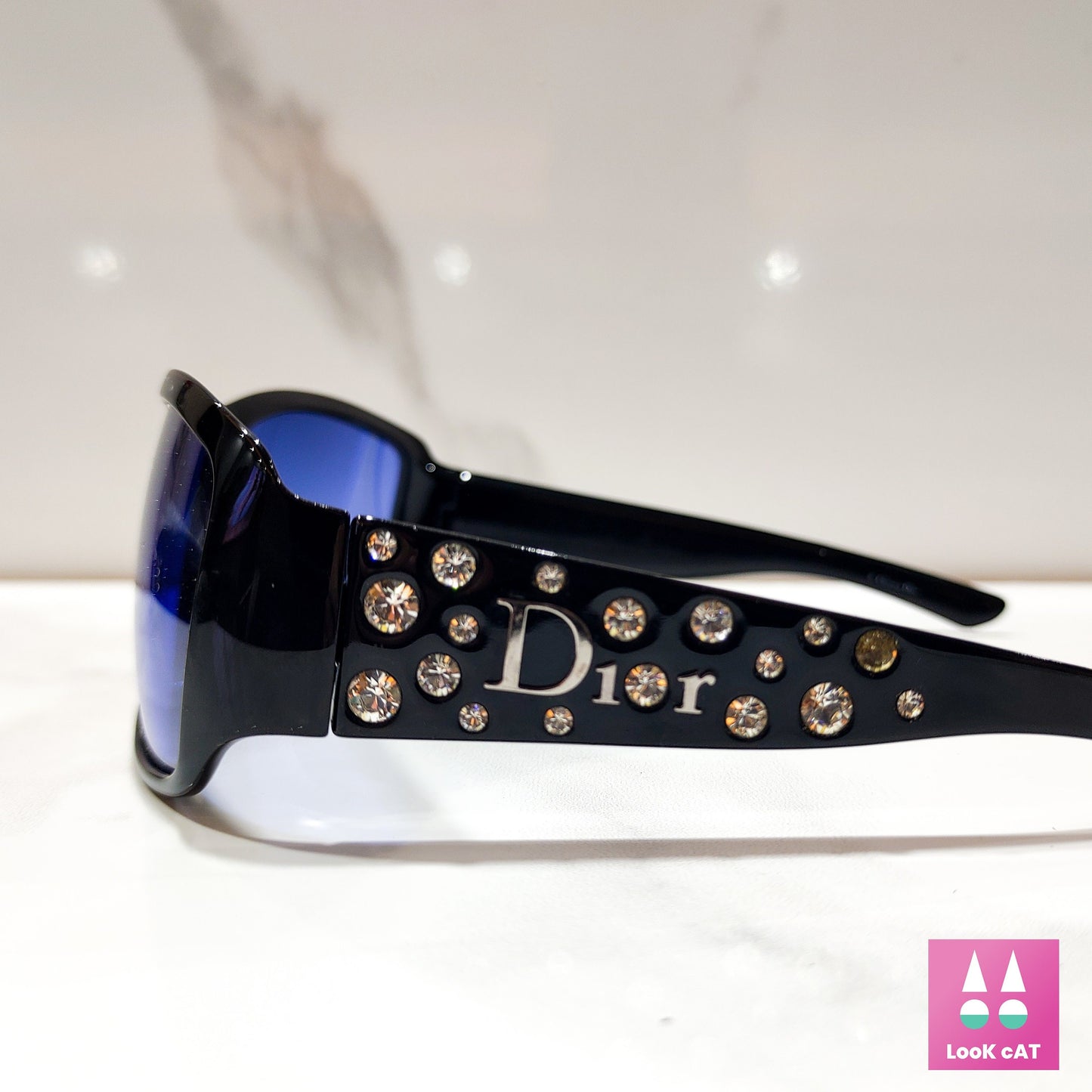 Christian Dior Y2K scintillanti 2 occhiali da sole vintage occhiali gafas Y2k