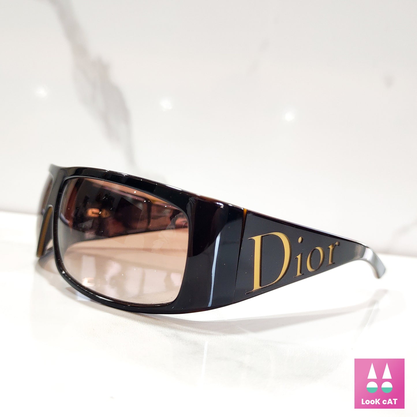 Christian Dior Your Dior 1 occhiali da sole vintage occhiali gafas y2k made in Italy avvolgente maschera scudo avvolgente epoca Galliano