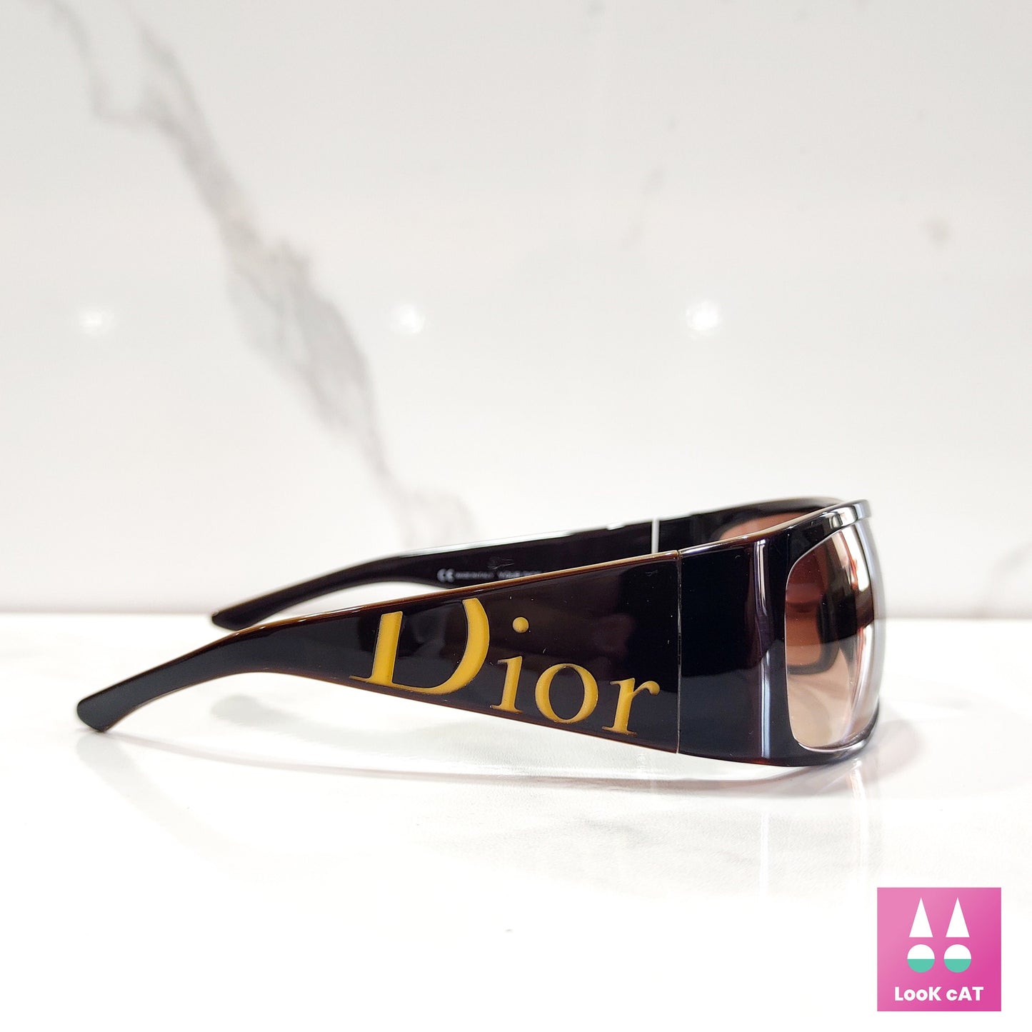 Christian Dior Your Dior 1 occhiali da sole vintage occhiali gafas y2k made in Italy avvolgente maschera scudo avvolgente epoca Galliano