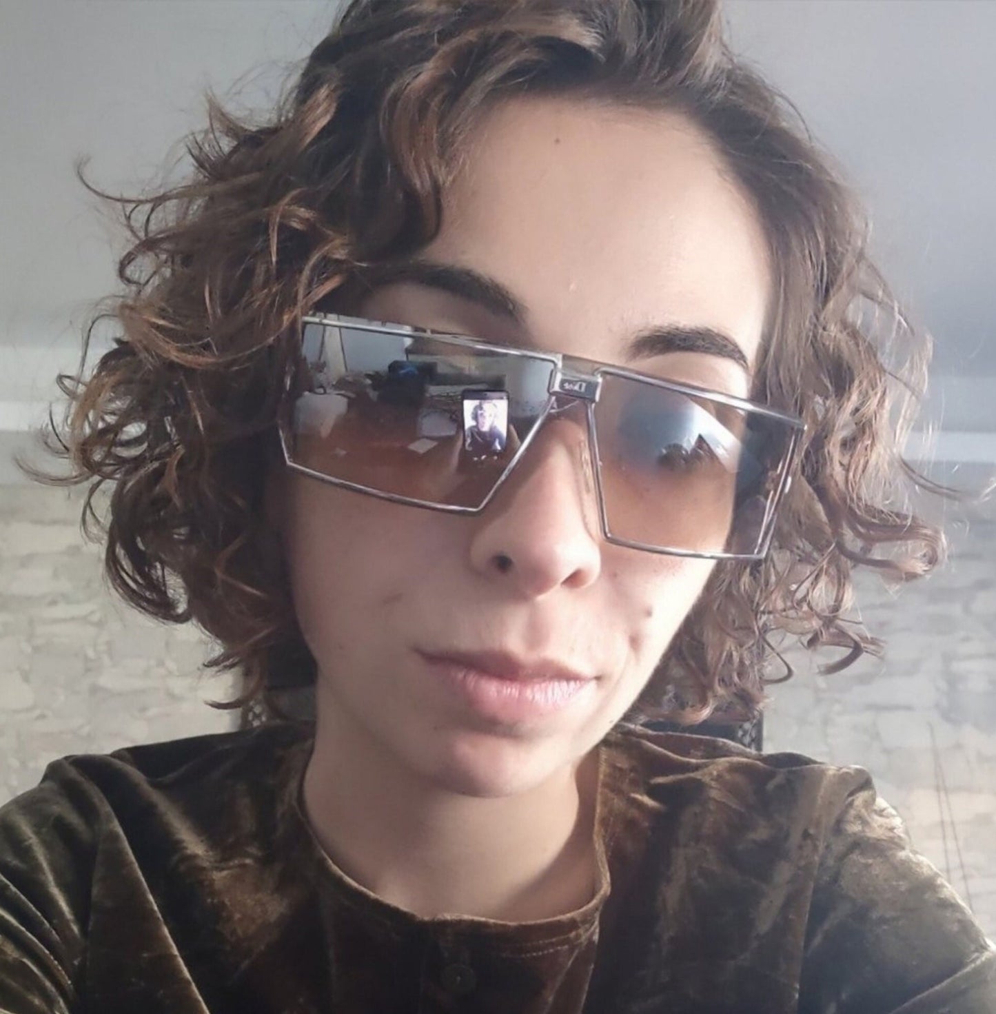 Christian Dior Troika occhiali da sole vintage occhiali gafas y2k avvolgente maschera scudo avvolgente