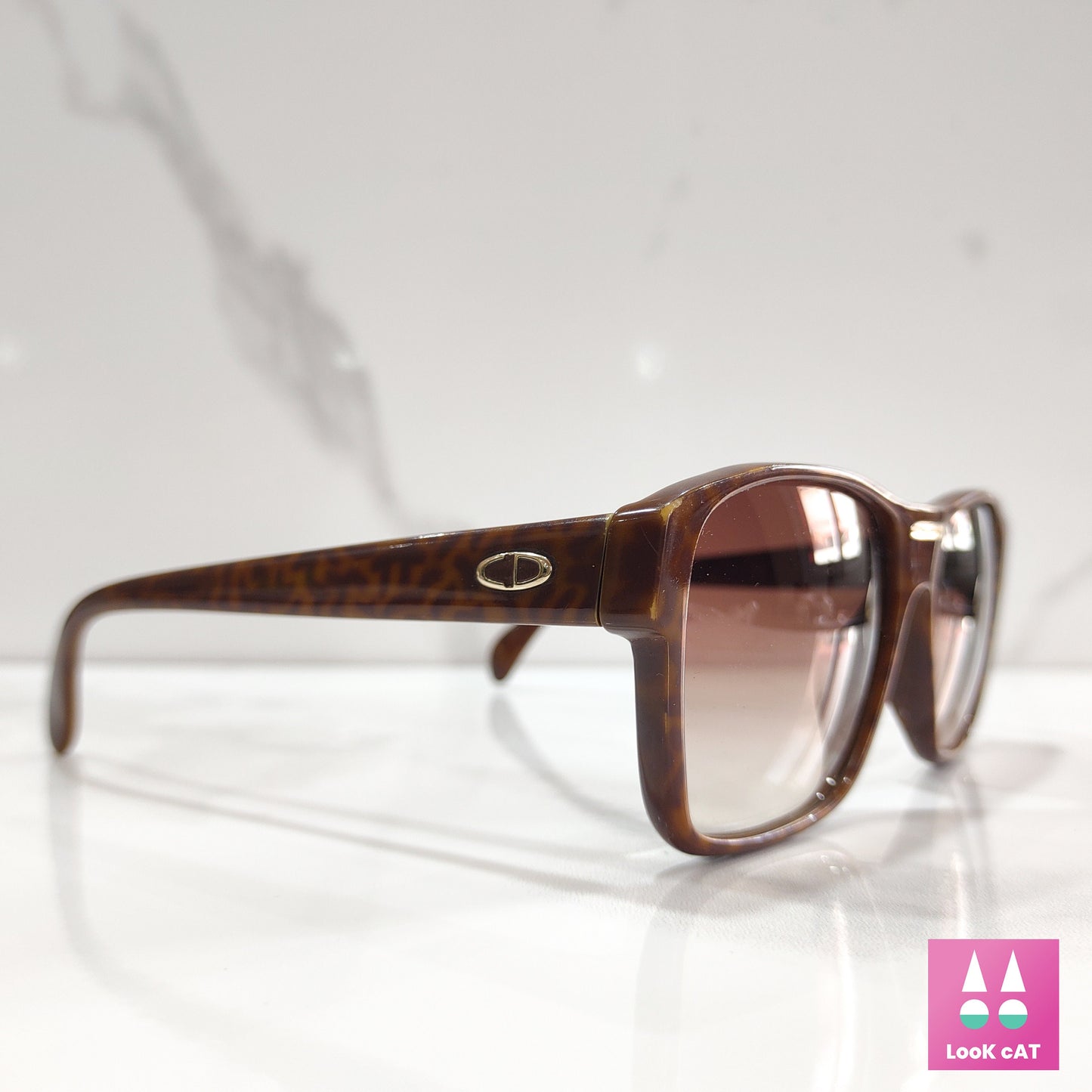 Dior monsieur 2386 occhiali da sole vintage rari pilot lunetta brille anni '80 anni '90 tonalità monogramma autentico designer