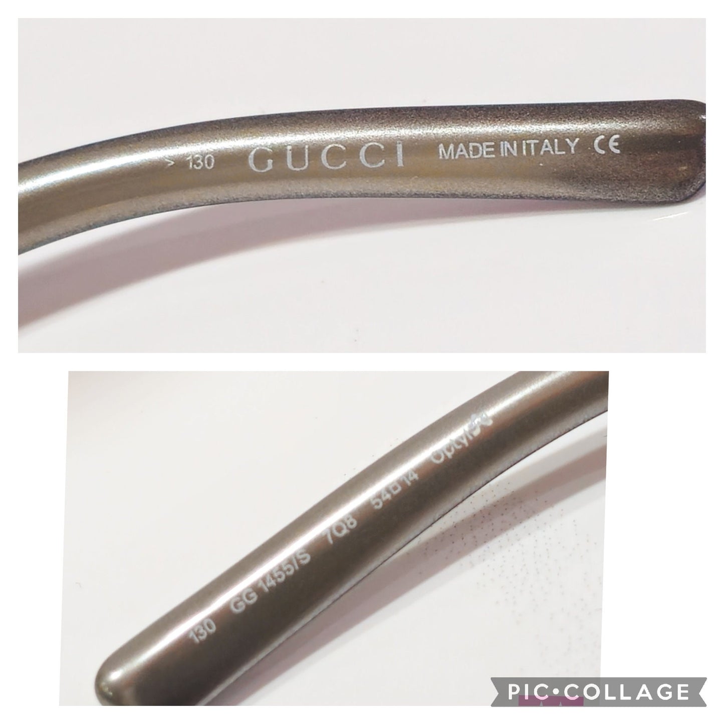 Occhiali da sole vintage Gucci GG 1455 NOS occhiali lunetta brille y2k mai usati