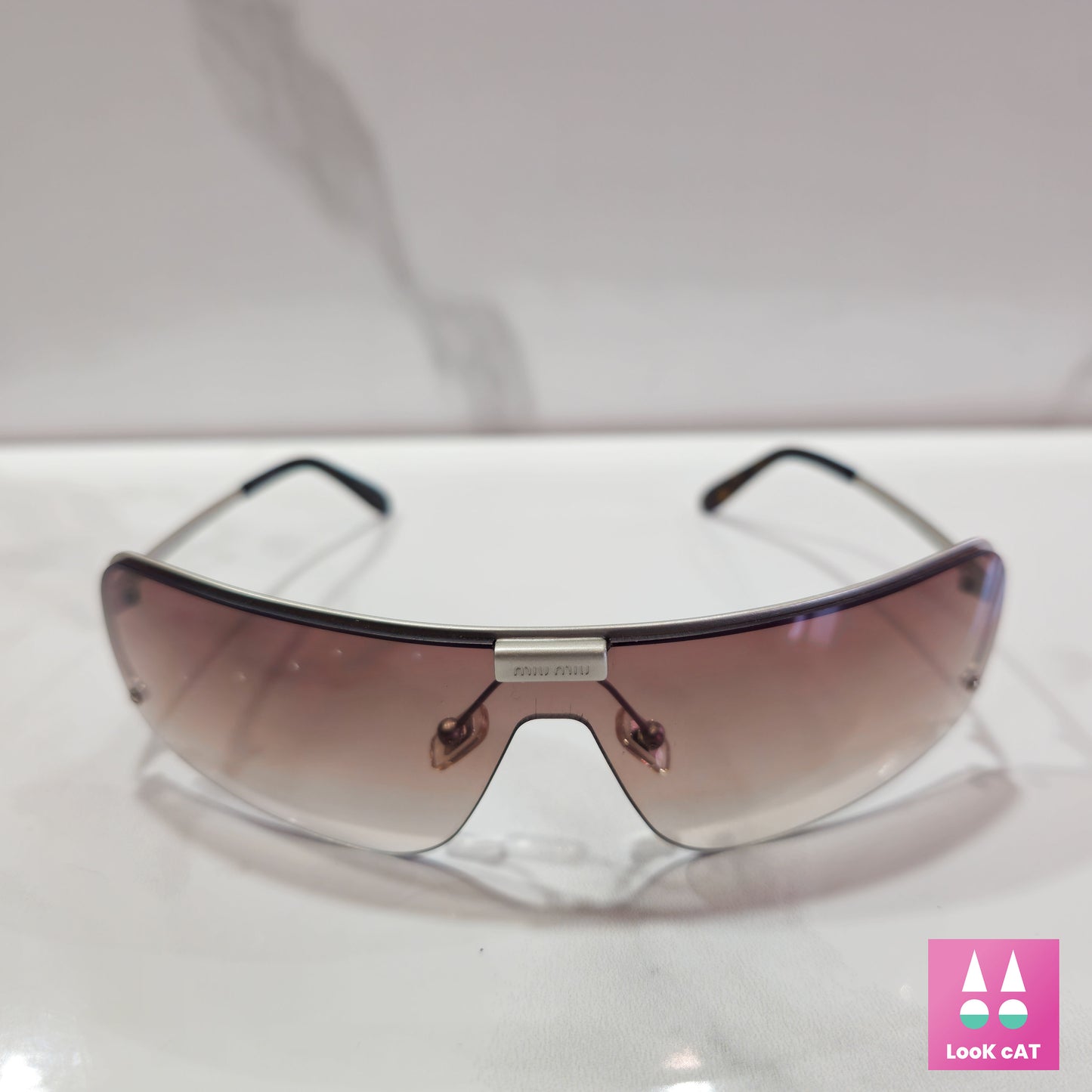 Occhiali da sole Miu Miu SMU 58B Prada lunetta brille y2k 90 sfumature