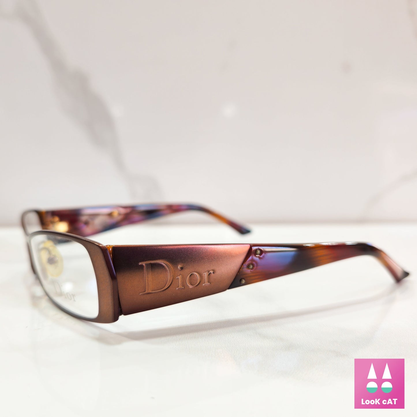 Occhiali da vista Dior CD 3687 eyeframe Y2K lunetta tonalità brille Bayonetta