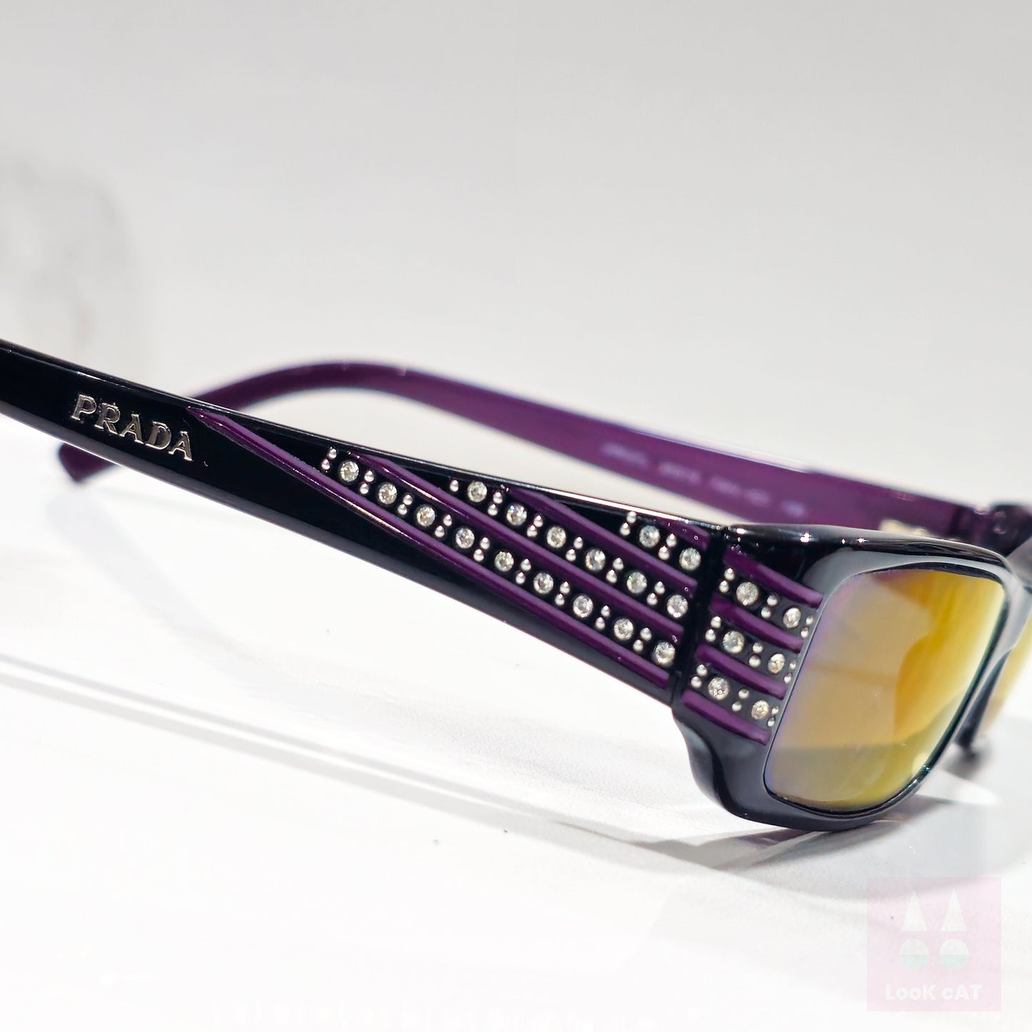 Prada VPR 07L occhiali da sole montatura da vista occhiali stile Bayonetta lunetta brille tonalità y2k senza montatura