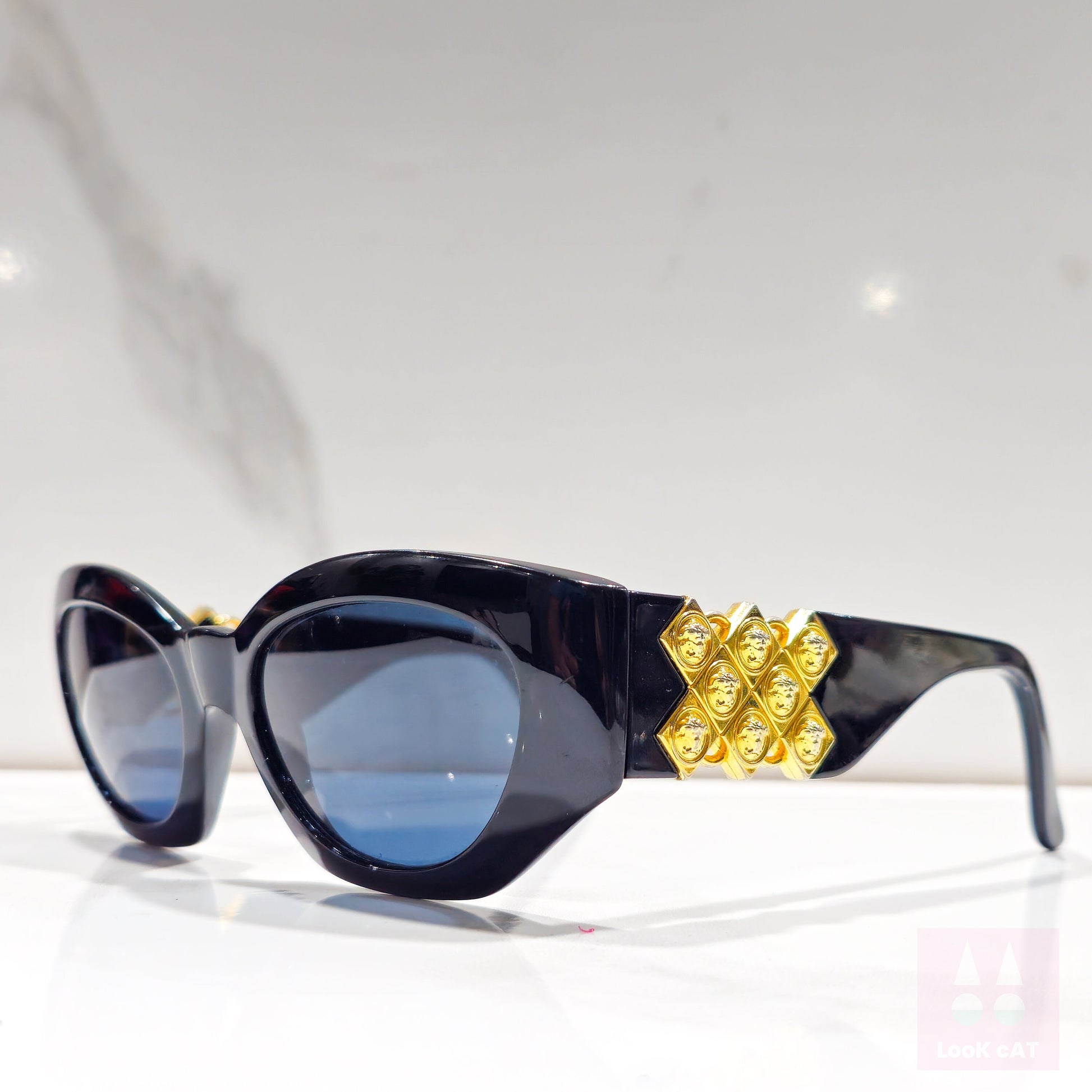 Gianni Versace 422 E occhiali da sole vintage con montatura per occhiali gafas anni '90 y2k