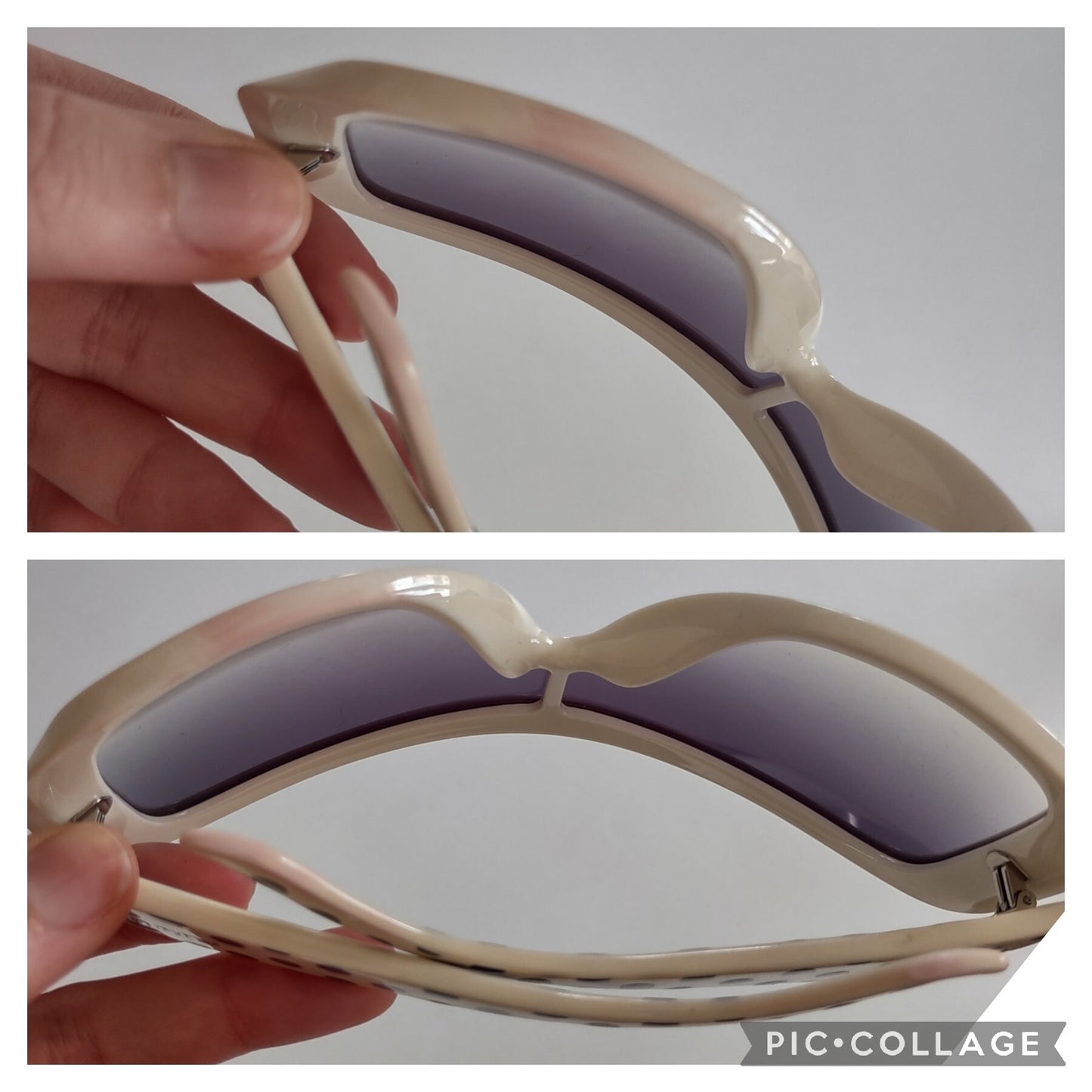 Miu Miu SMU 12G occhiali da sole vintage avvolgenti con scudo avvolgente lunetta brille tonalità y2k monogramma autentico designer