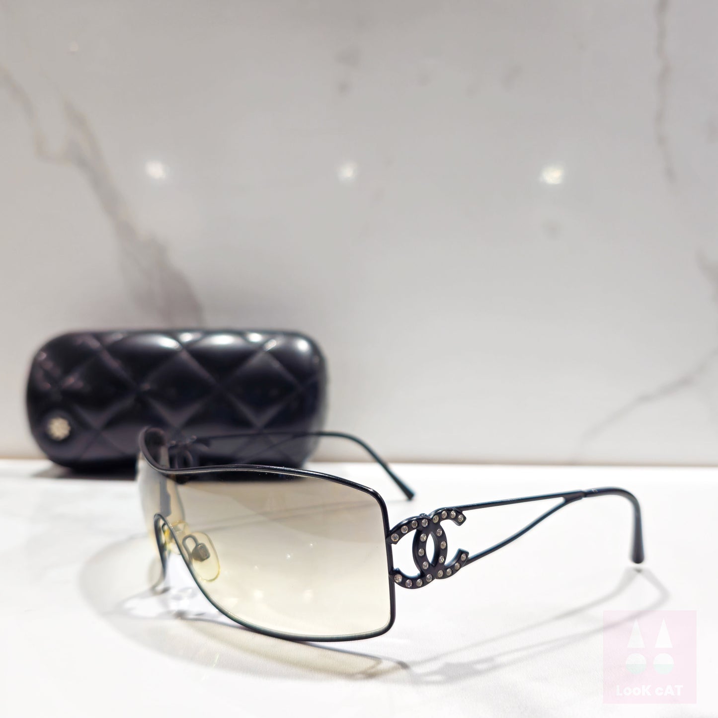 Occhiali da sole Chanel modello 4072 lunette brille tonalità y2k rimless