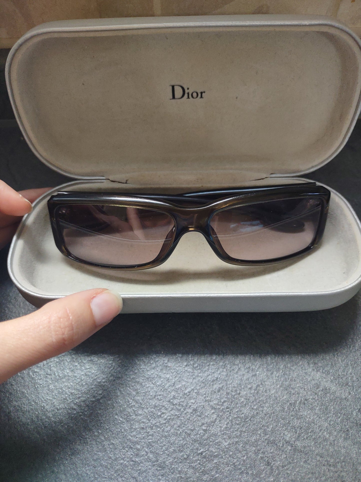 Occhiali da sole Dior vintage mod NIGHT4 y2k lunette occhiali da sole