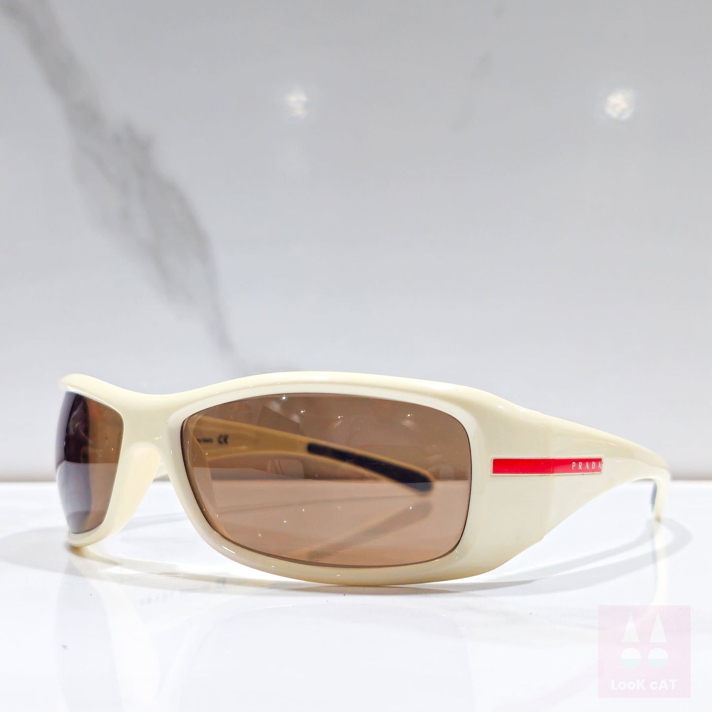 Occhiale da sole Prada modello SPS 01G Y2K anni '90 lunetta brille sfumature y2k