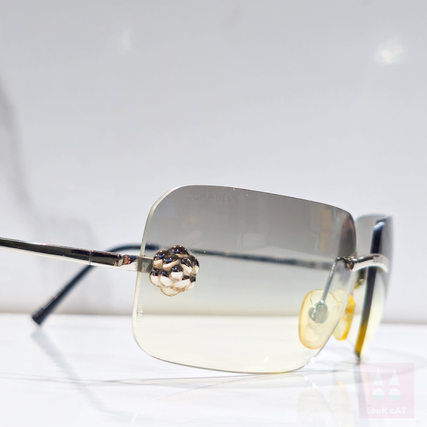 Occhiali da sole Chanel 4085 Y2K rimless lunetta brille tonalità anni '90