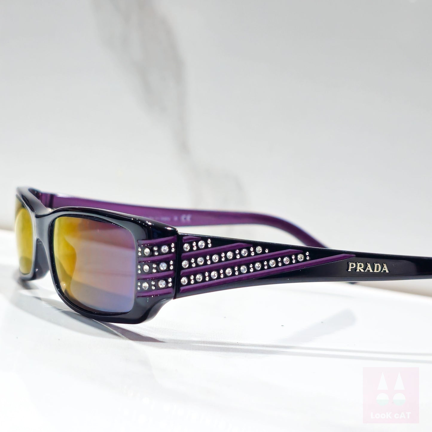 Prada VPR 07L occhiali da sole montatura da vista occhiali stile Bayonetta lunetta brille tonalità y2k senza montatura