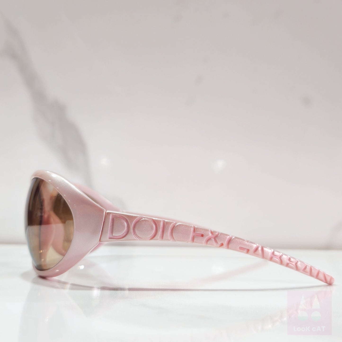 Dolce e Gabbana DG 469S Y2K PINK occhiali da sole vintage pinkocchiali gafas wrap scudo avvolgente DeG futuristico