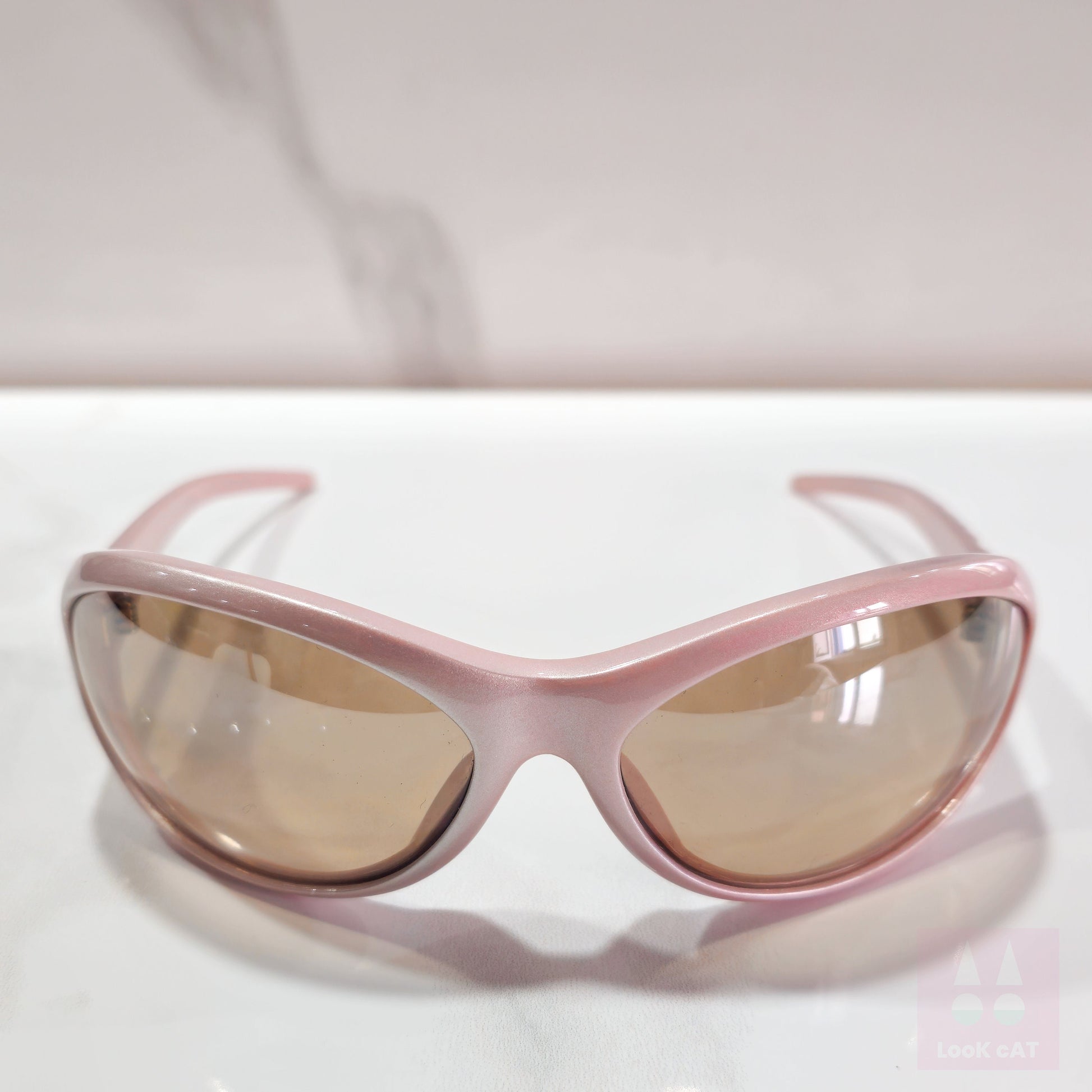 Dolce e Gabbana DG 469S Y2K PINK occhiali da sole vintage pinkocchiali gafas wrap scudo avvolgente DeG futuristico