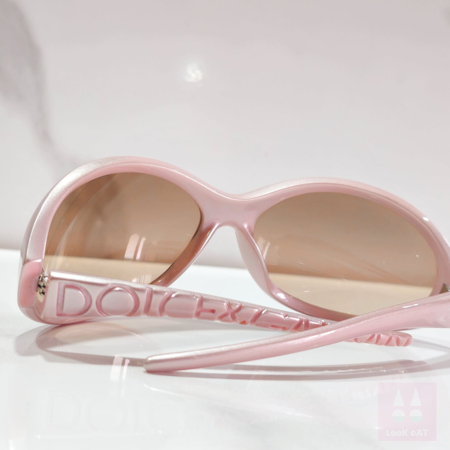 Dolce e Gabbana DG 469S Y2K PINK occhiali da sole vintage pinkocchiali gafas wrap scudo avvolgente DeG futuristico