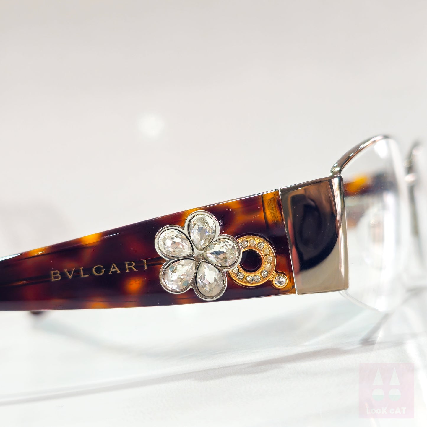 Occhiali da vista Bvlgari 294 B eyeframe Occhiali stile Bayonetta lunetta brille tonalità y2k senza montatura