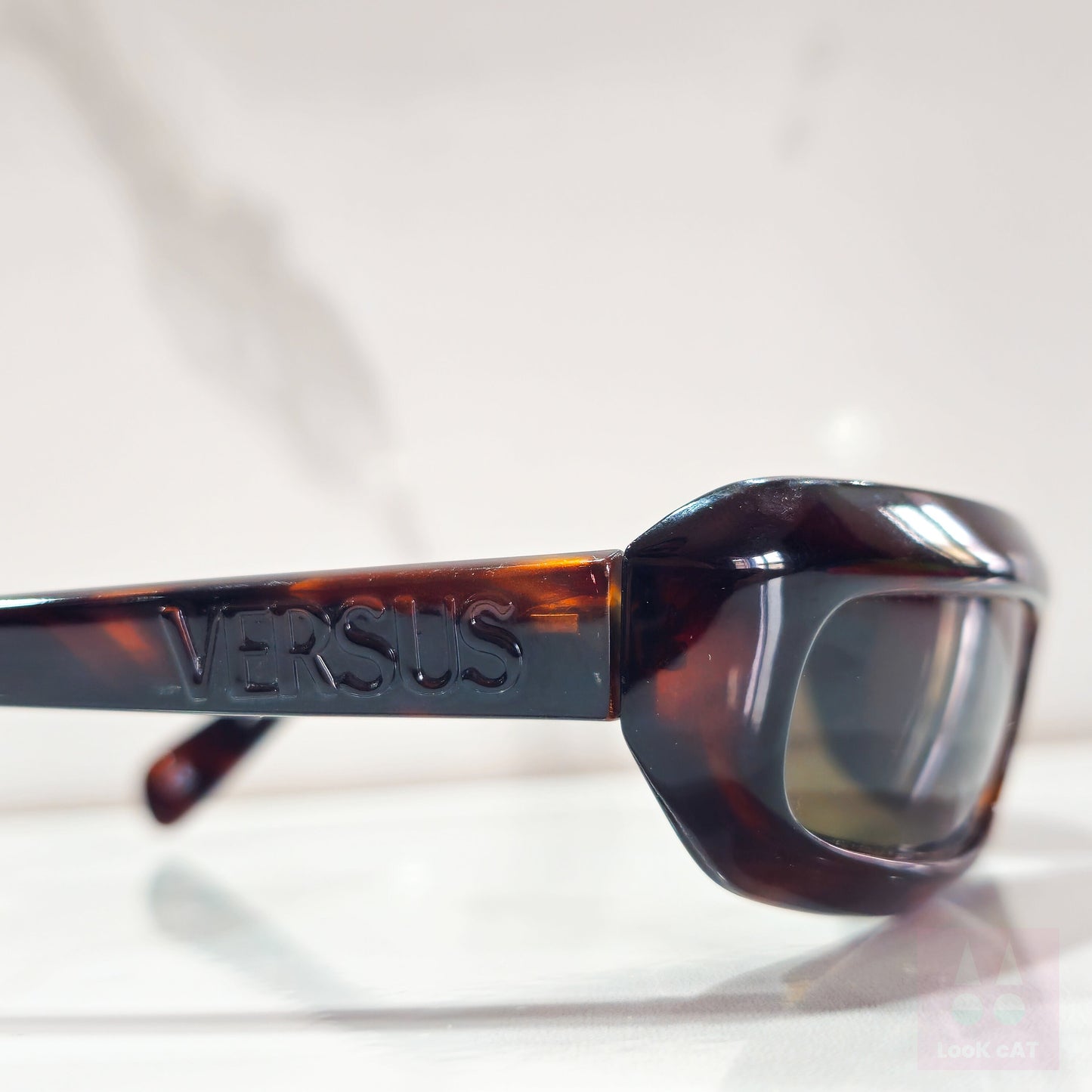 Occhiali da sole vintage Gianni Versace Versus mod E48 Y2K anni '90 lunetta brille