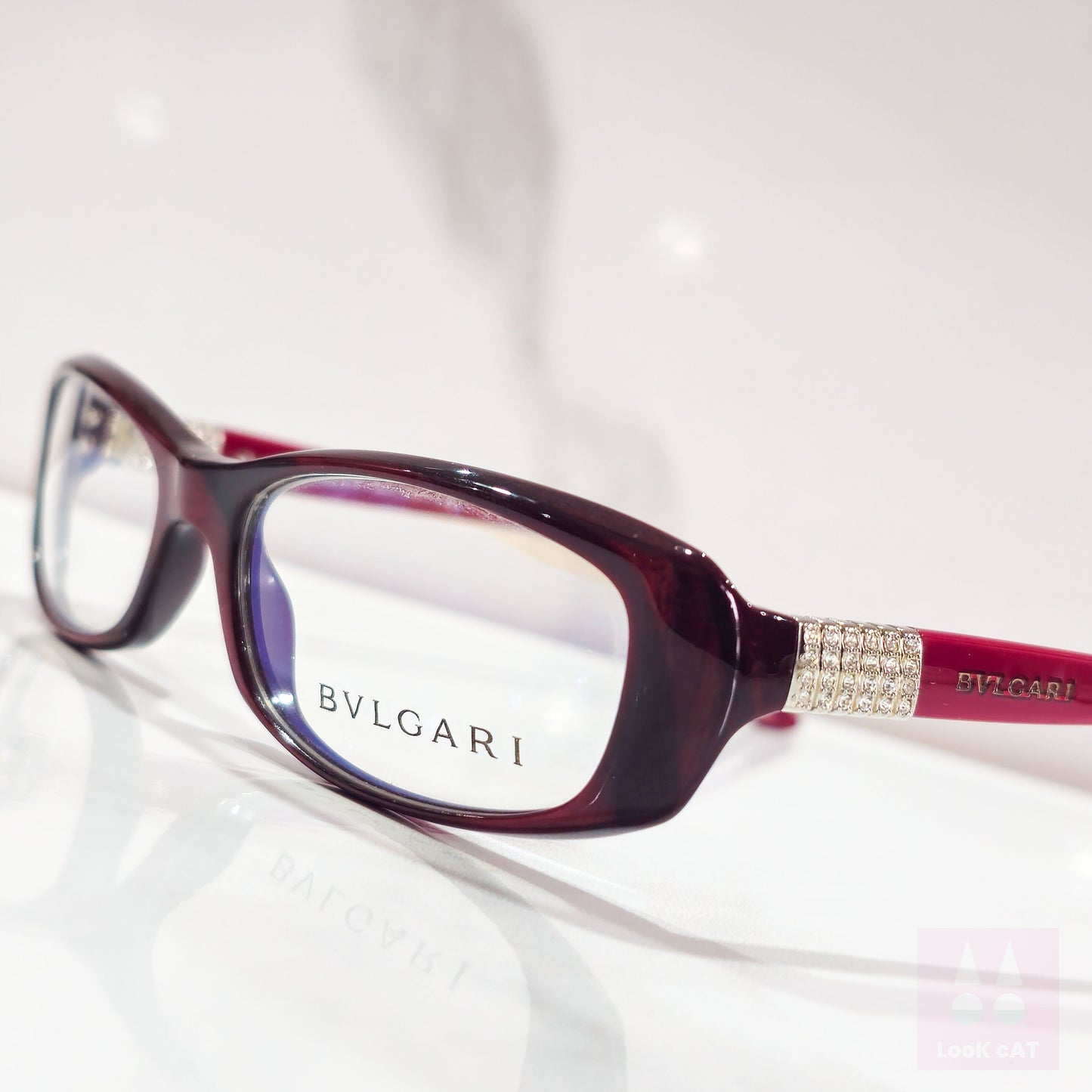 Occhiali da vista Bvlgari 4032 B eyeframe Occhiali stile Bayonetta lunetta brille tonalità y2k senza montatura