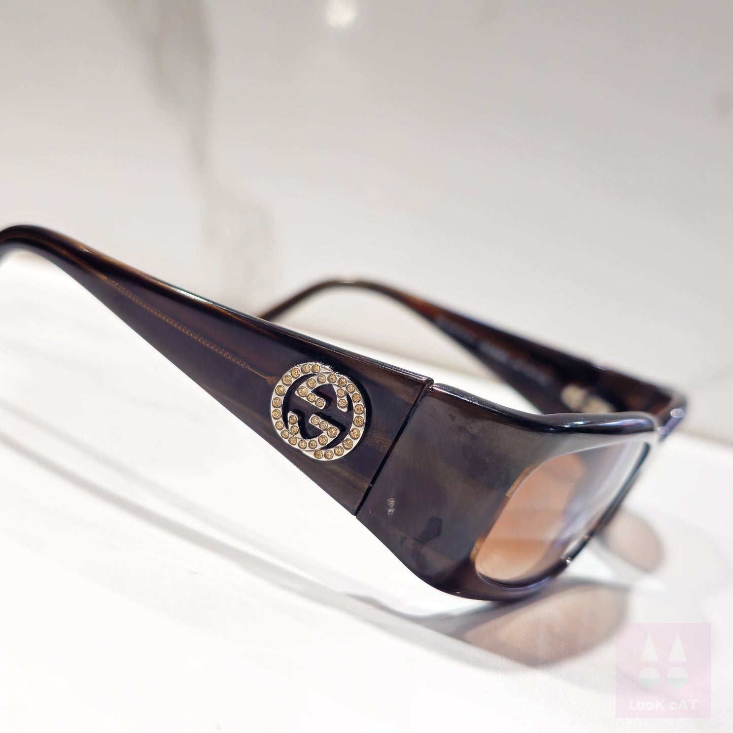 Gucci GG 2526 occhiali da sole vintage occhiali lunetta brille y2k anni '90 Tom Ford era Bella Hadid