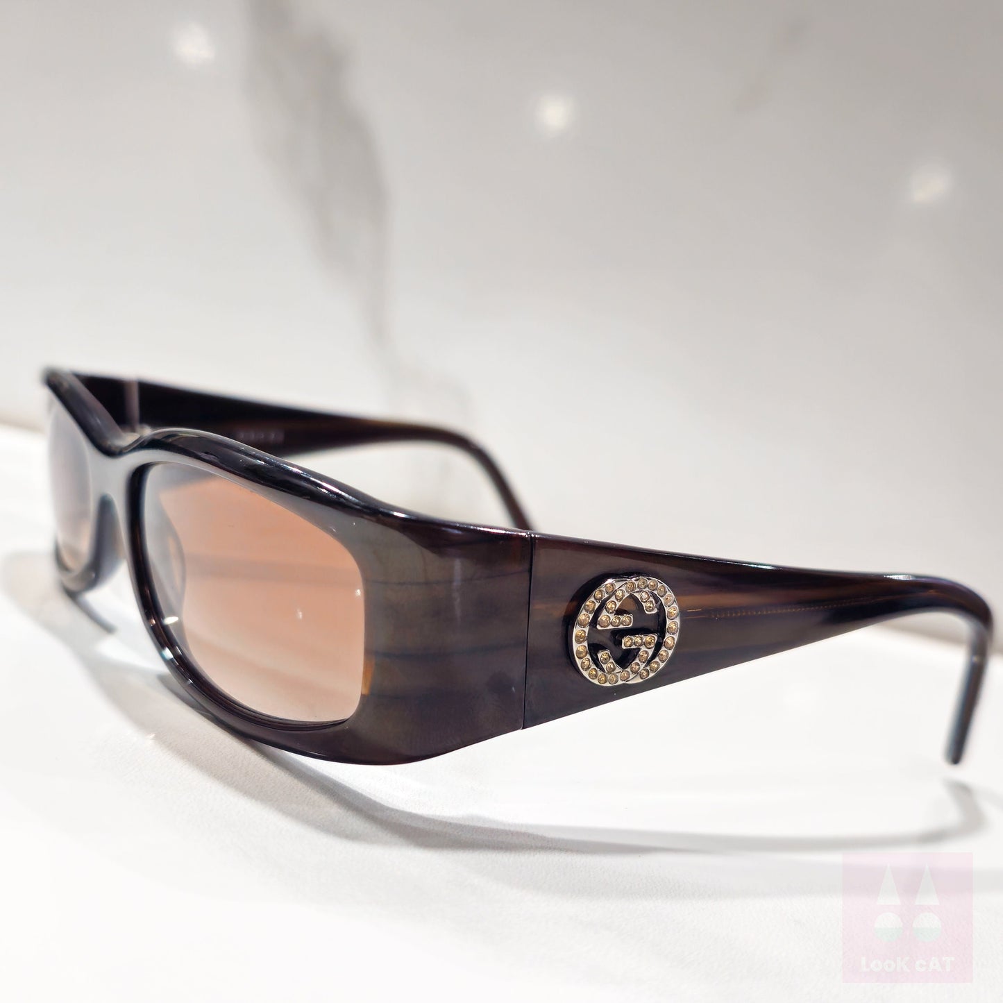 Gucci GG 2526 occhiali da sole vintage occhiali lunetta brille y2k anni '90 Tom Ford era Bella Hadid