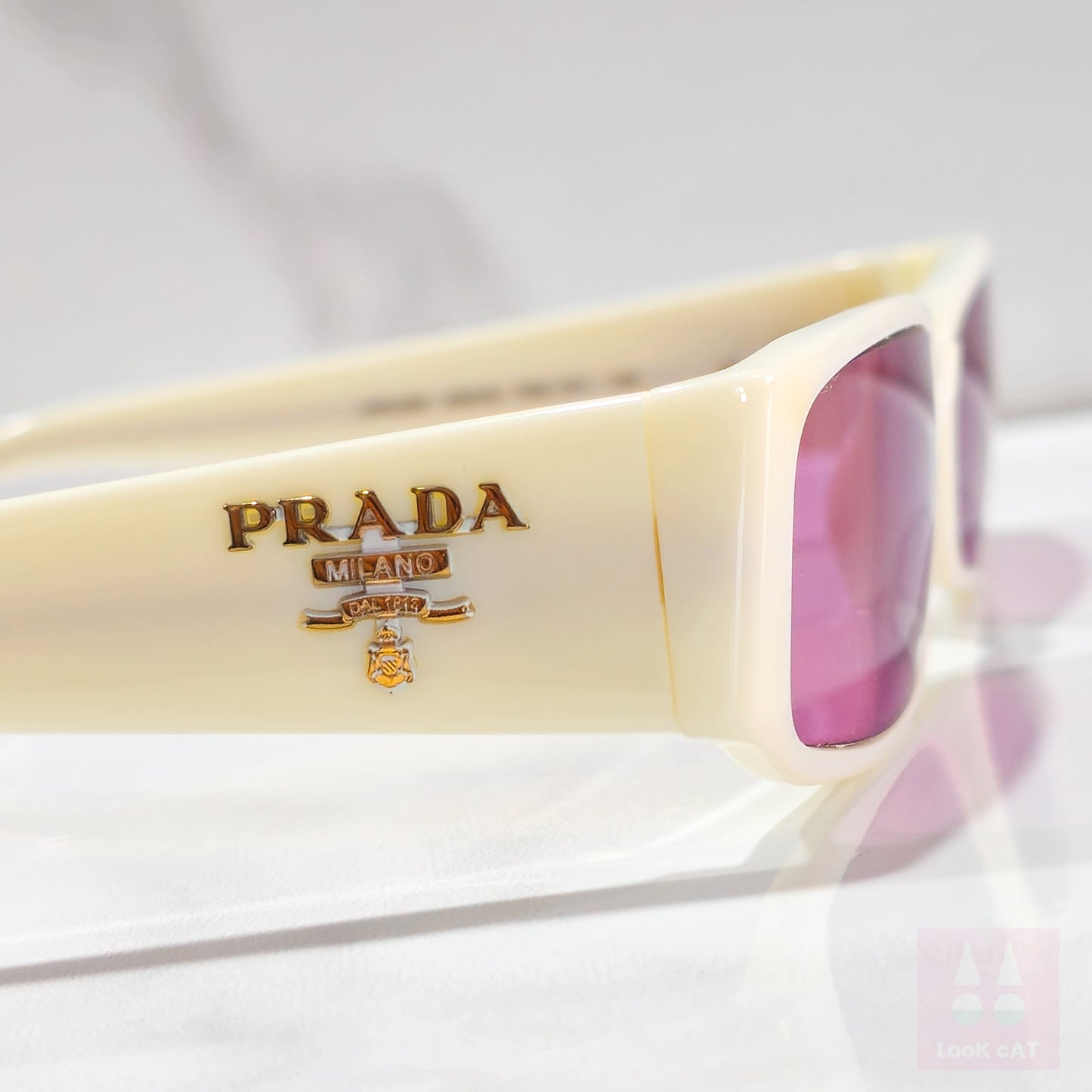 Prada VPR 22M occhiali da sole occhiali da vista lunetta brille y2k anni '90 Bayonetta tonalità doja cat