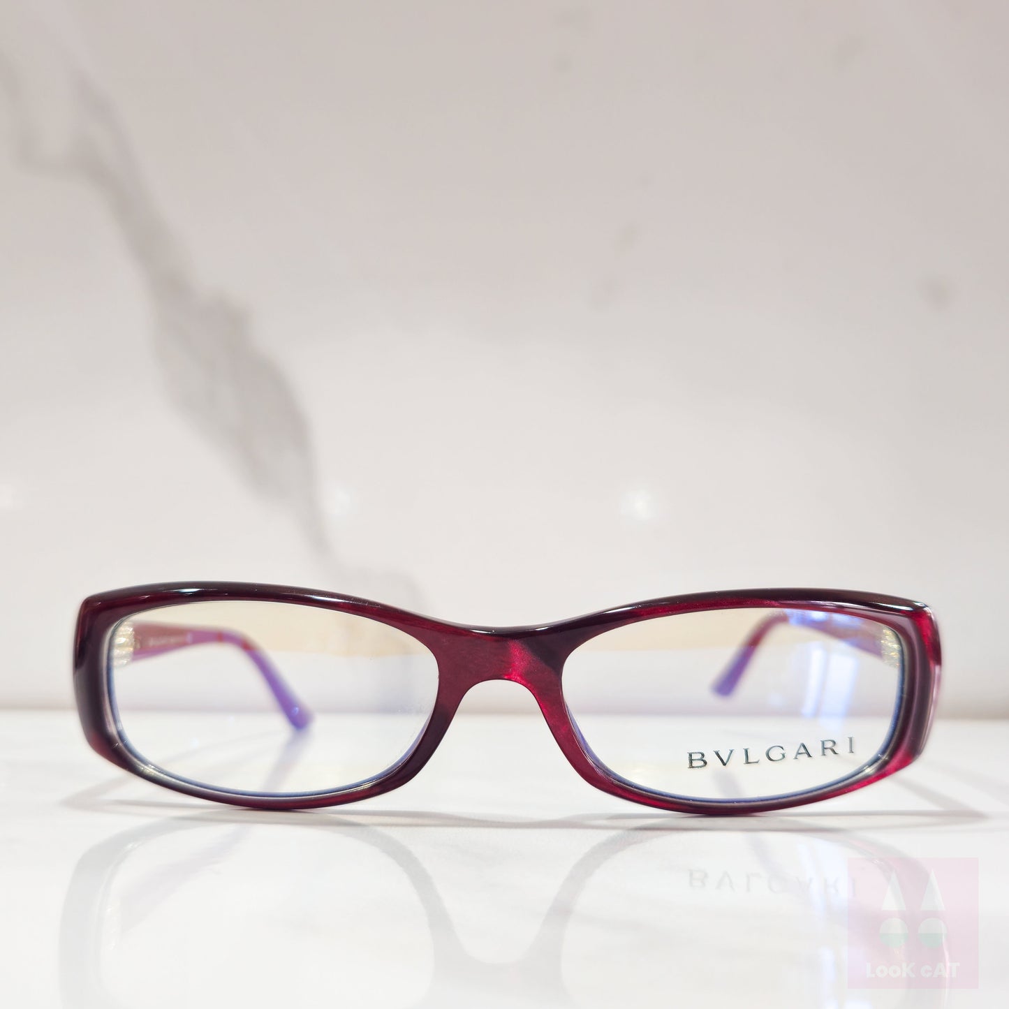 Occhiali da vista Bvlgari 4032 B eyeframe Occhiali stile Bayonetta lunetta brille tonalità y2k senza montatura