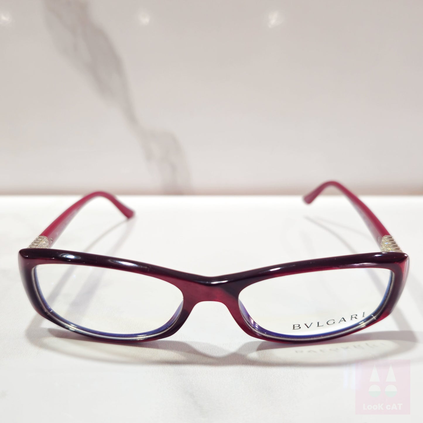 Occhiali da vista Bvlgari 4032 B eyeframe Occhiali stile Bayonetta lunetta brille tonalità y2k senza montatura