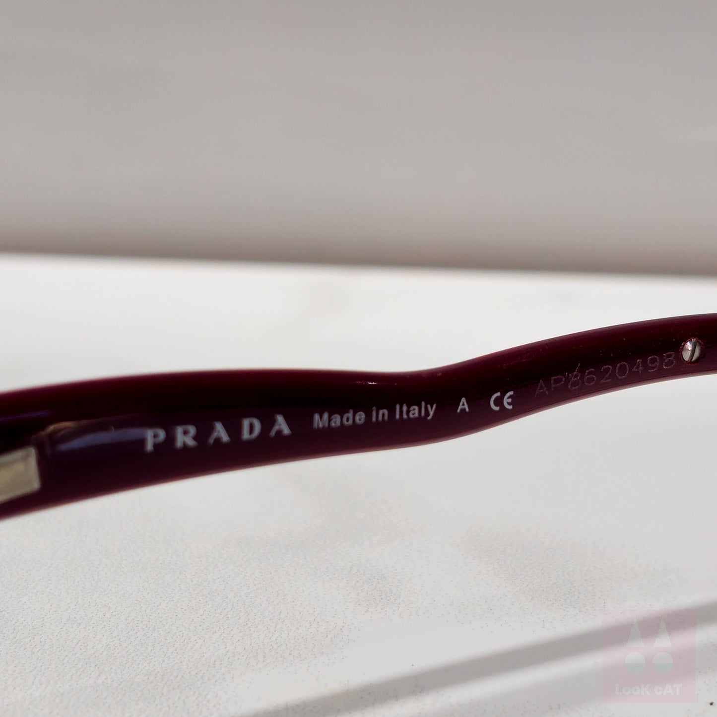 Prada occhiali da vista vintage VPR 58M montatura da vista stile Bayonetta lunetta brille tonalità y2k senza montatura rosa chiaro