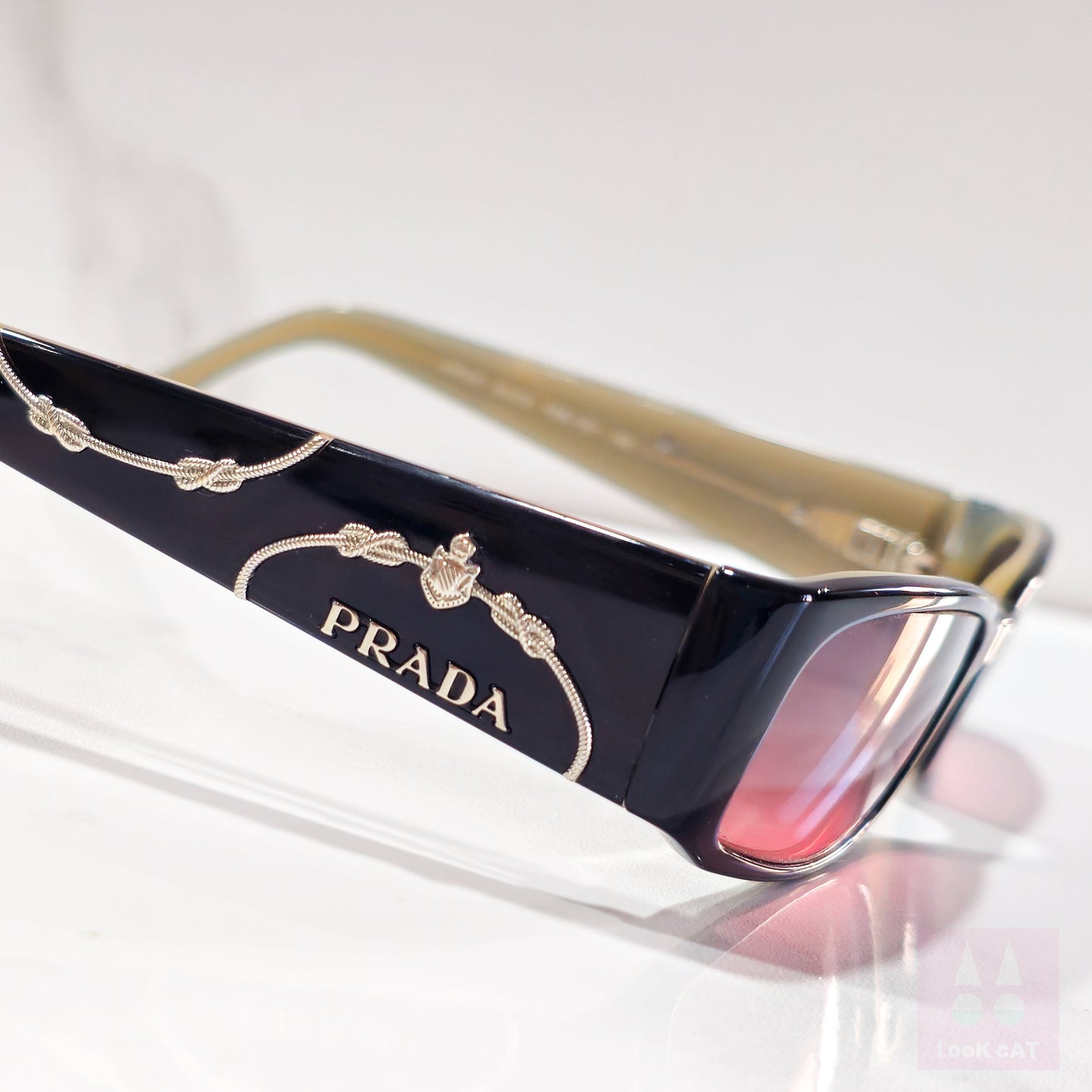 Prada VPR 07I occhiali da sole occhiali da vista lunetta brille y2k anni '90 Bayonetta tonalità doja cat